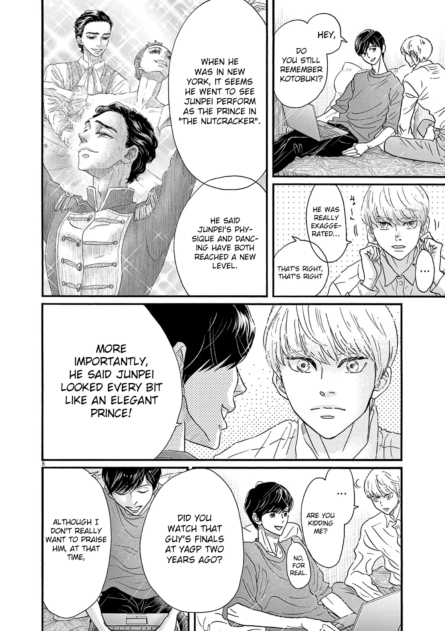 Dance Dance Danseur Chapter 199 page 8 - 