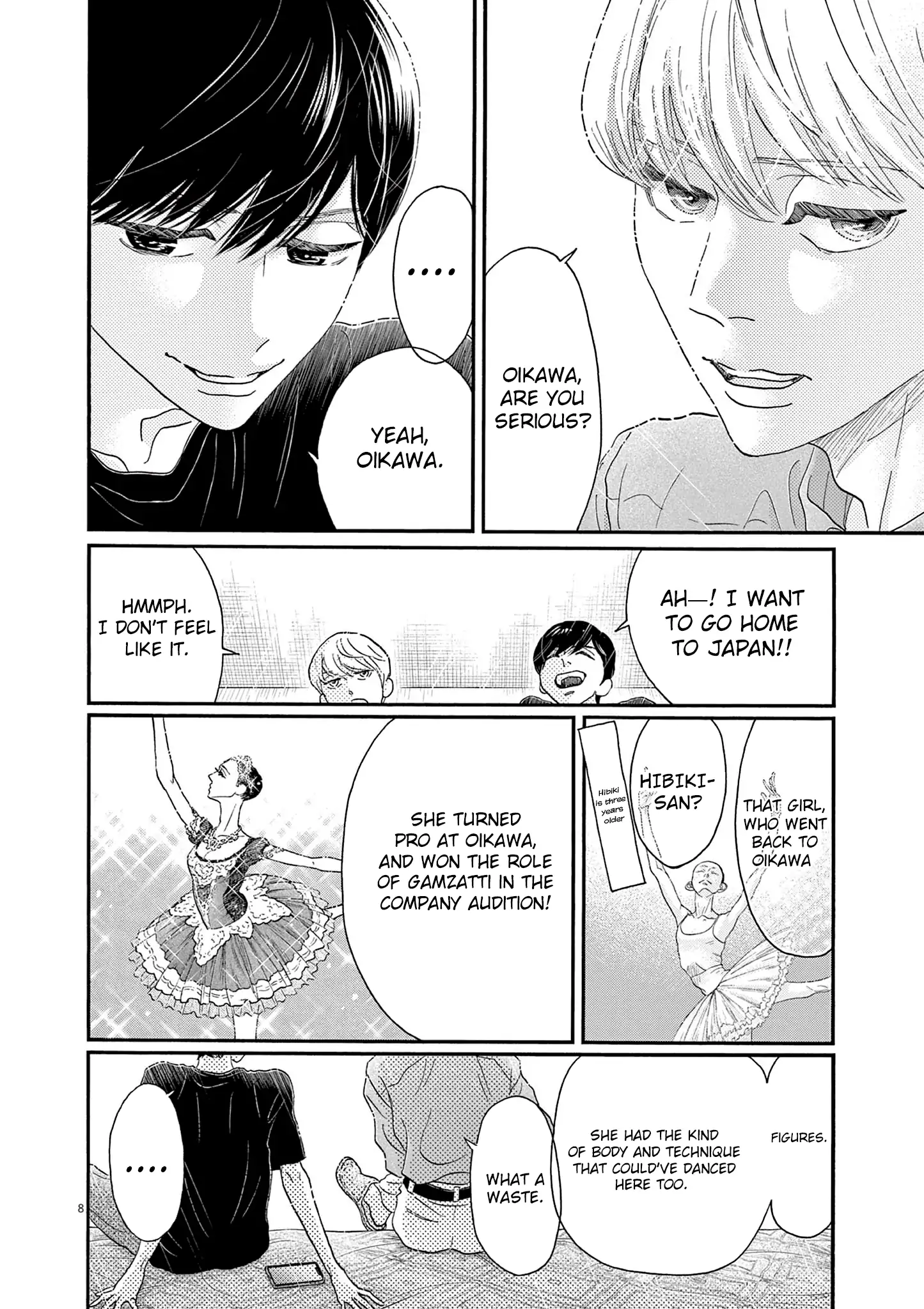 Dance Dance Danseur Chapter 204 page 8 - 