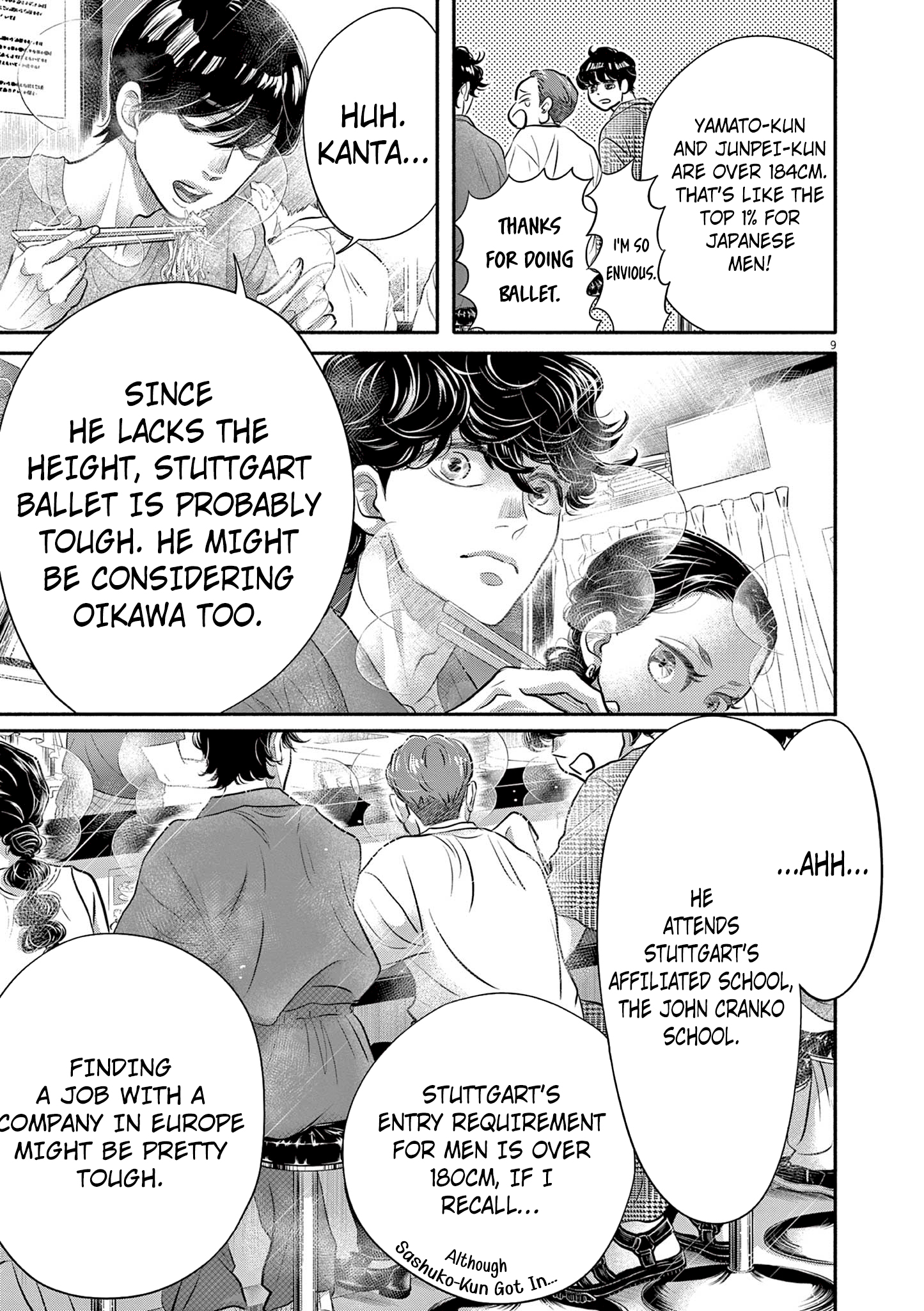 Dance Dance Danseur Chapter 215 page 9 - 