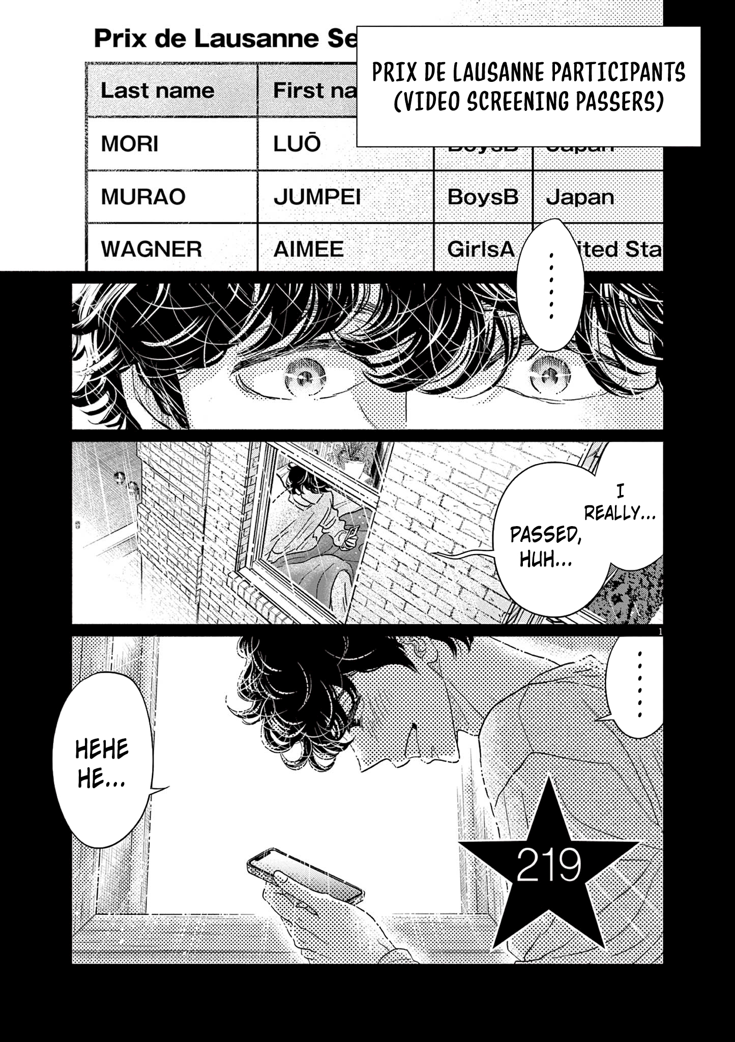 Dance Dance Danseur Chapter 219 page 2 - 
