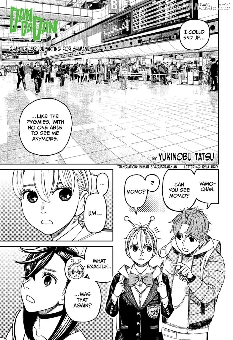 Dandadan  Manga Chapter 192 page 1 - 