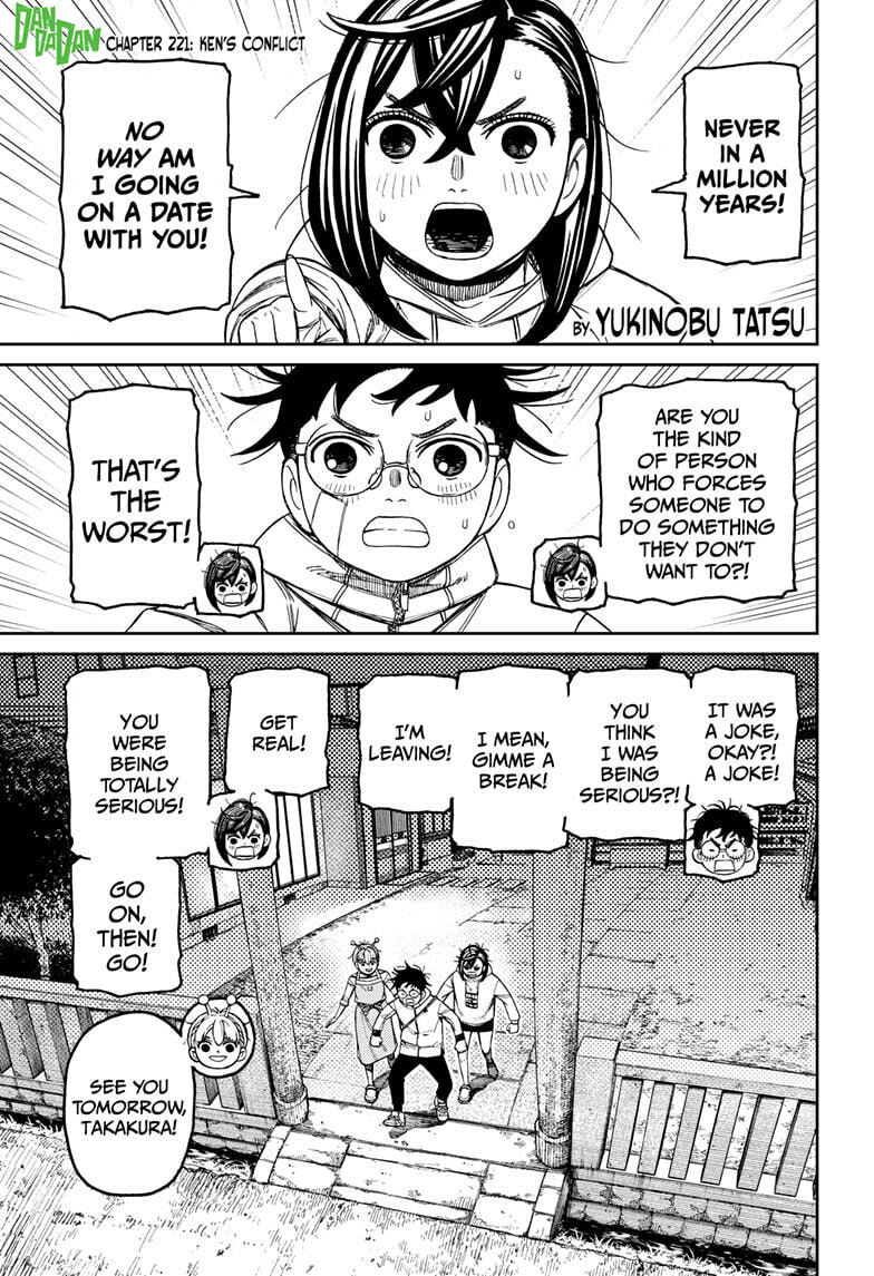 Dandadan Chapter 221 page 1 - 