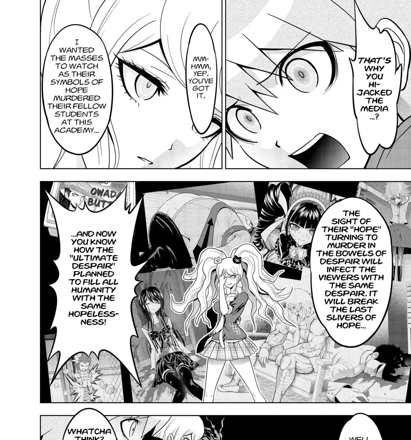 Danganronpa - Kibou no Gakuen to Zetsubou Koukousei - The Animation Chapter 17 page 37 - 