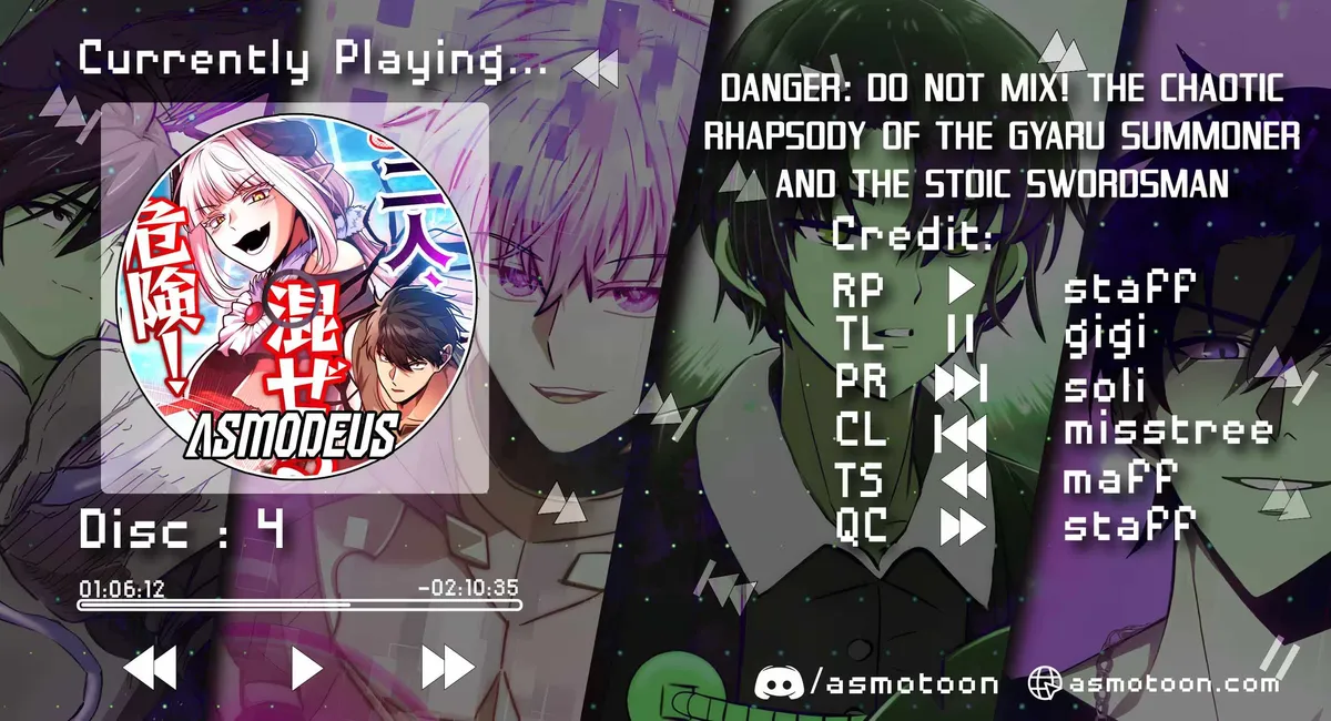 Danger: Do Not Mix! The Chaotic Rhapsody of the Gyaru Summoner and the Stoic Swordsman Chapter 12 page 1 - 