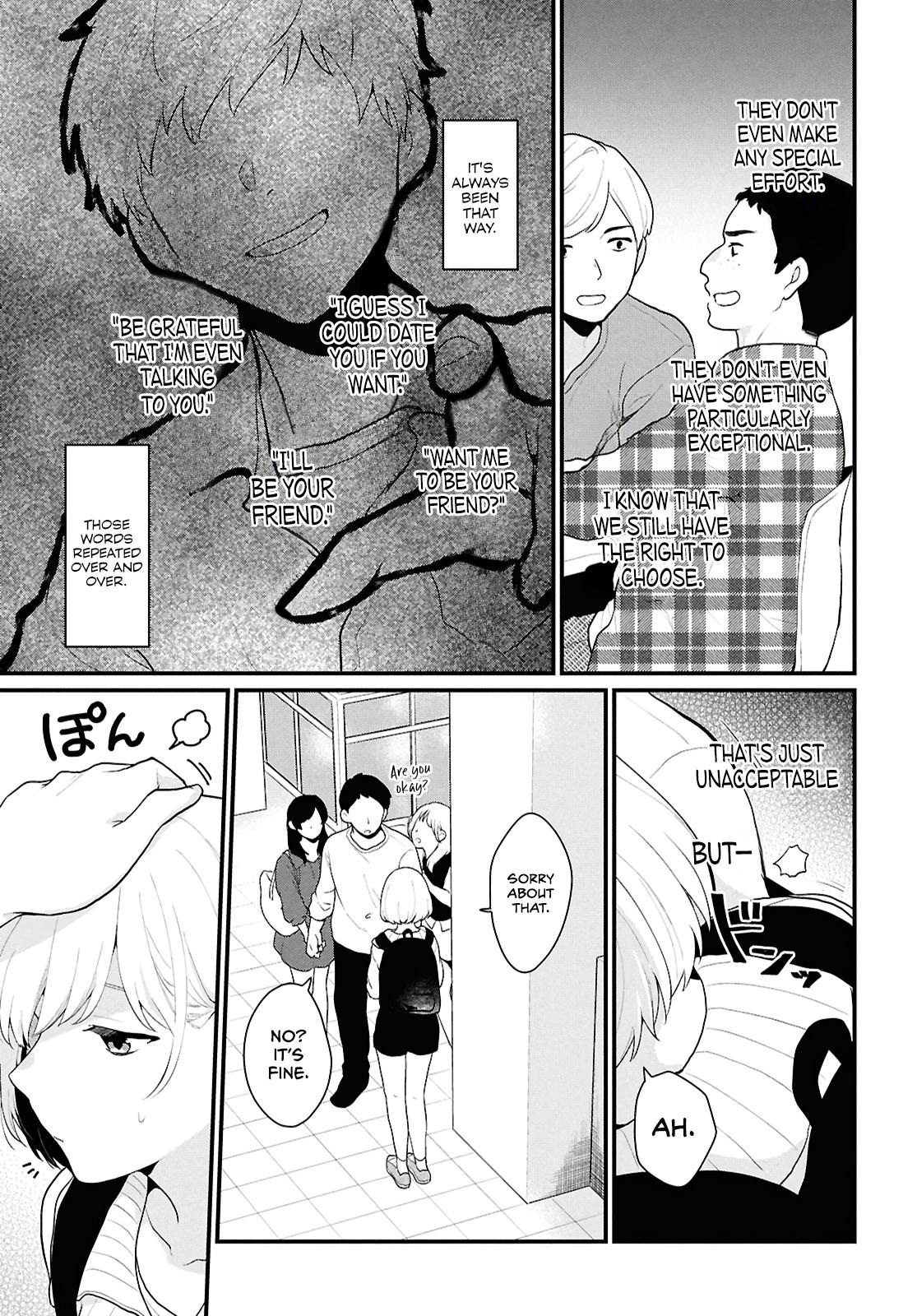 Danjo-hi 1:5 no Sekai demo Futsuu ni Ikirareru to Omotta?: Gekiomoi Kanjou na Kanojo-tachi ga Mujikaku Danshi ni Honrou Saretara Chapter 1 page 13 - 