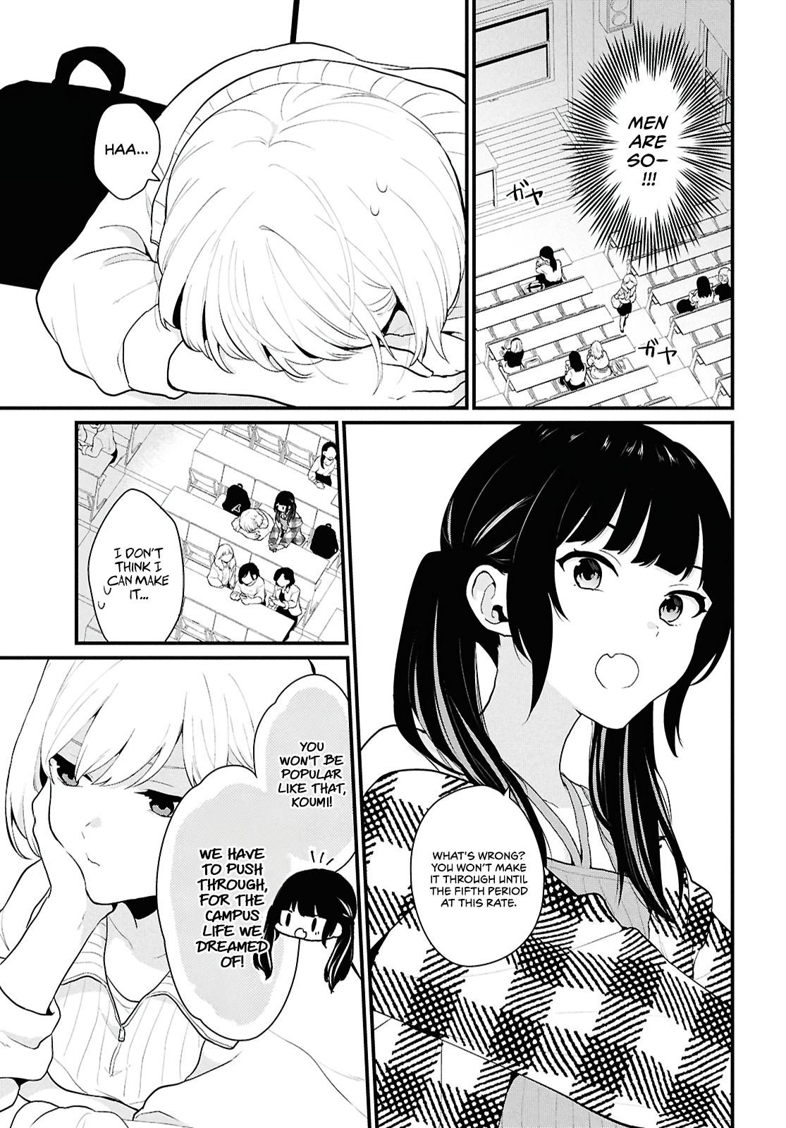 Danjo-hi 1:5 no Sekai demo Futsuu ni Ikirareru to Omotta?: Gekiomoi Kanjou na Kanojo-tachi ga Mujikaku Danshi ni Honrou Saretara Chapter 1 page 15 - 