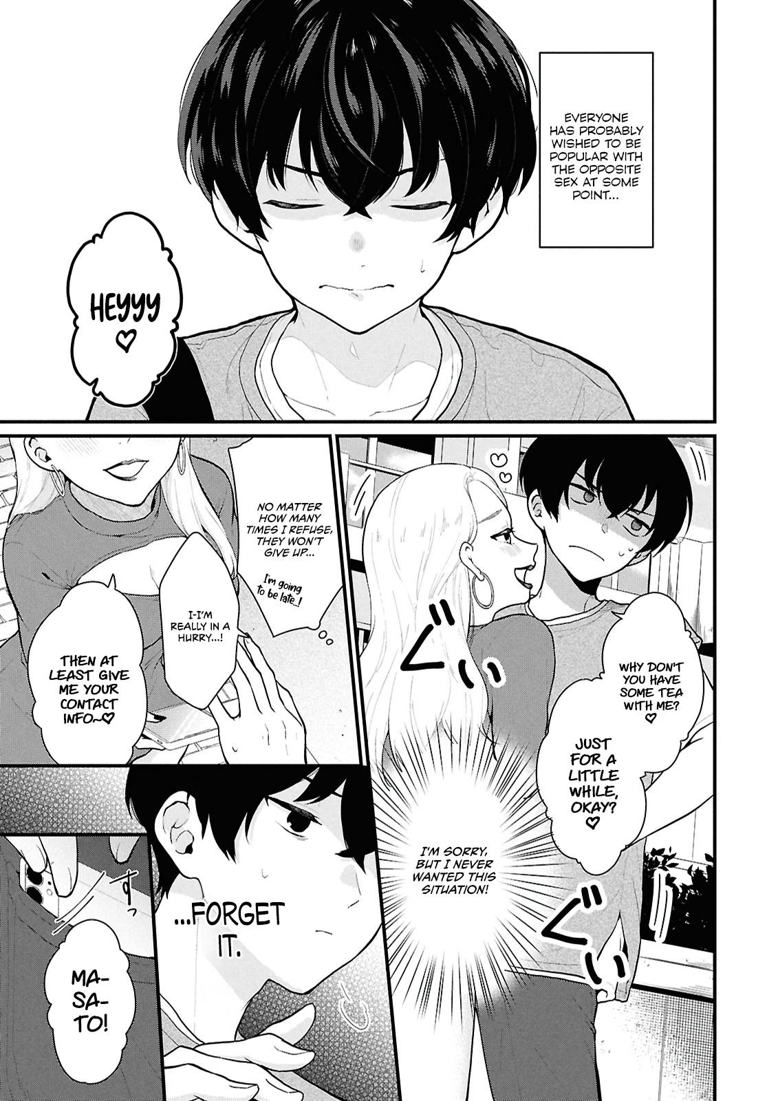 Danjo-hi 1:5 no Sekai demo Futsuu ni Ikirareru to Omotta?: Gekiomoi Kanjou na Kanojo-tachi ga Mujikaku Danshi ni Honrou Saretara Chapter 1 page 3 - 