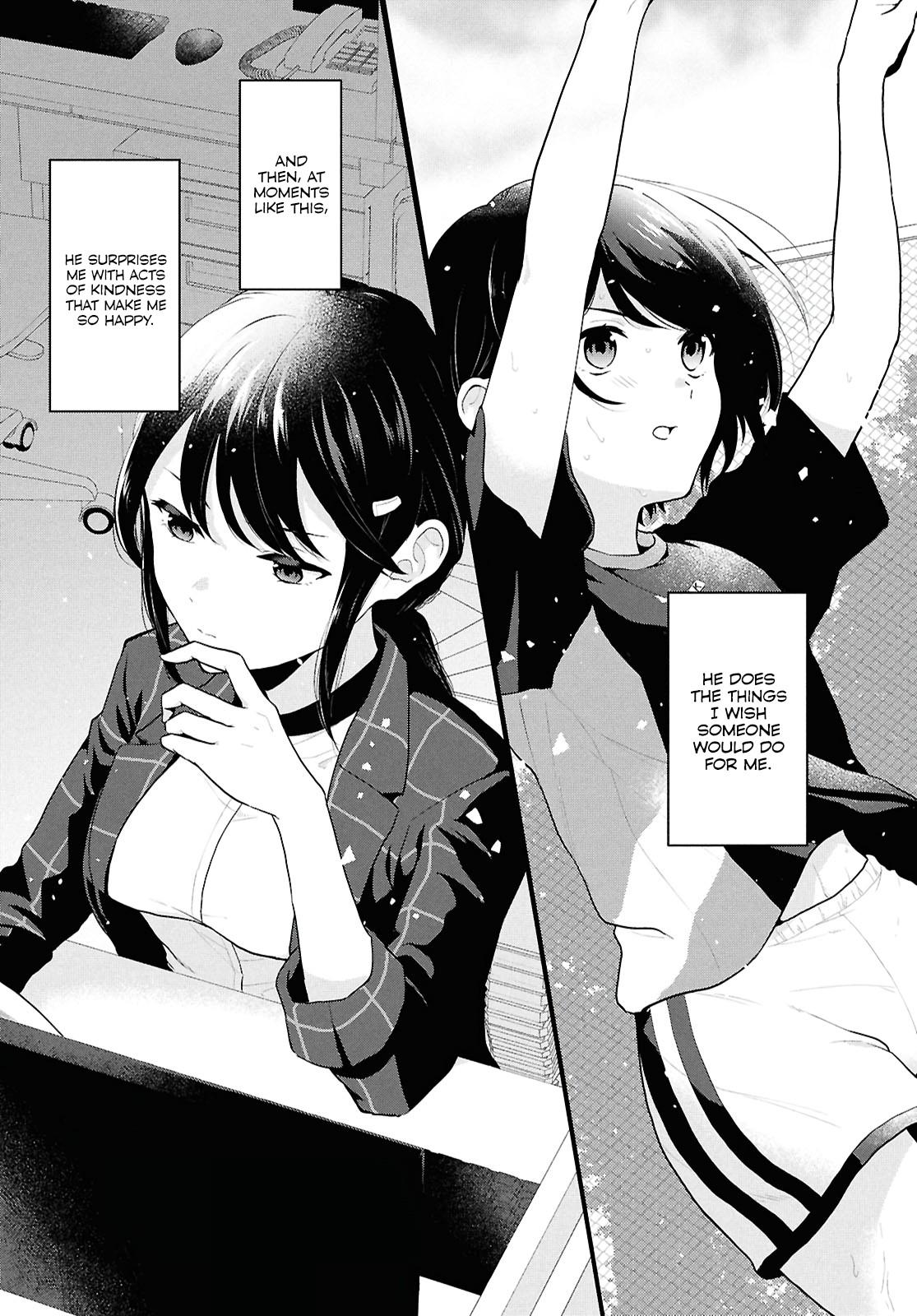 Danjo-hi 1:5 no Sekai demo Futsuu ni Ikirareru to Omotta?: Gekiomoi Kanjou na Kanojo-tachi ga Mujikaku Danshi ni Honrou Saretara Chapter 1 page 43 - 