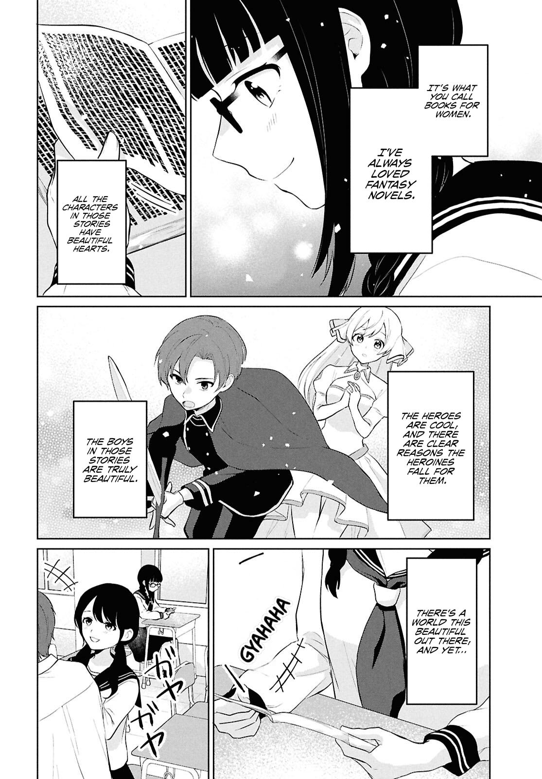 Danjo-hi 1:5 no Sekai demo Futsuu ni Ikirareru to Omotta?: Gekiomoi Kanjou na Kanojo-tachi ga Mujikaku Danshi ni Honrou Saretara Chapter 10 page 17 - 
