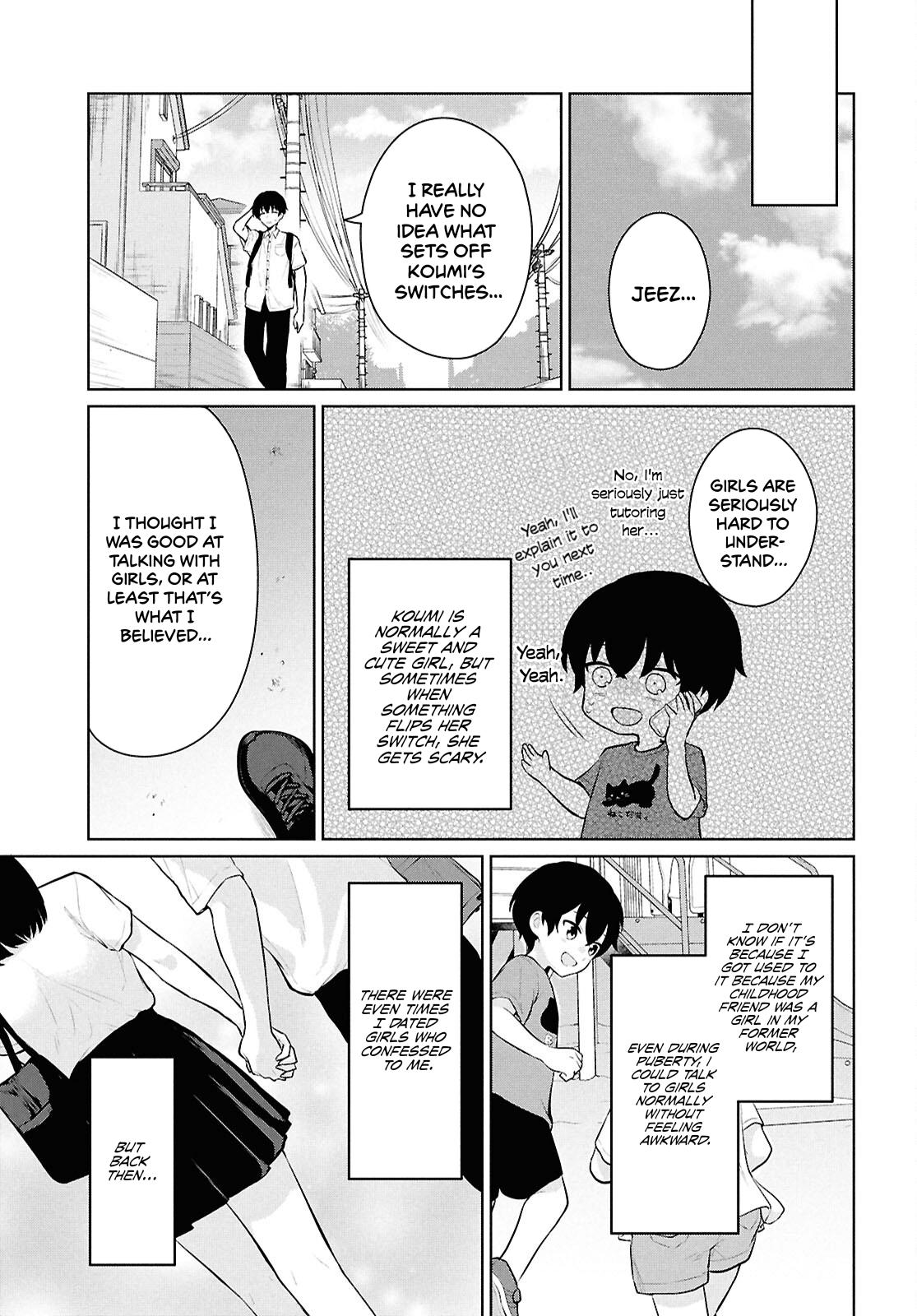 Danjo-hi 1:5 no Sekai demo Futsuu ni Ikirareru to Omotta?: Gekiomoi Kanjou na Kanojo-tachi ga Mujikaku Danshi ni Honrou Saretara Chapter 10 page 6 - 