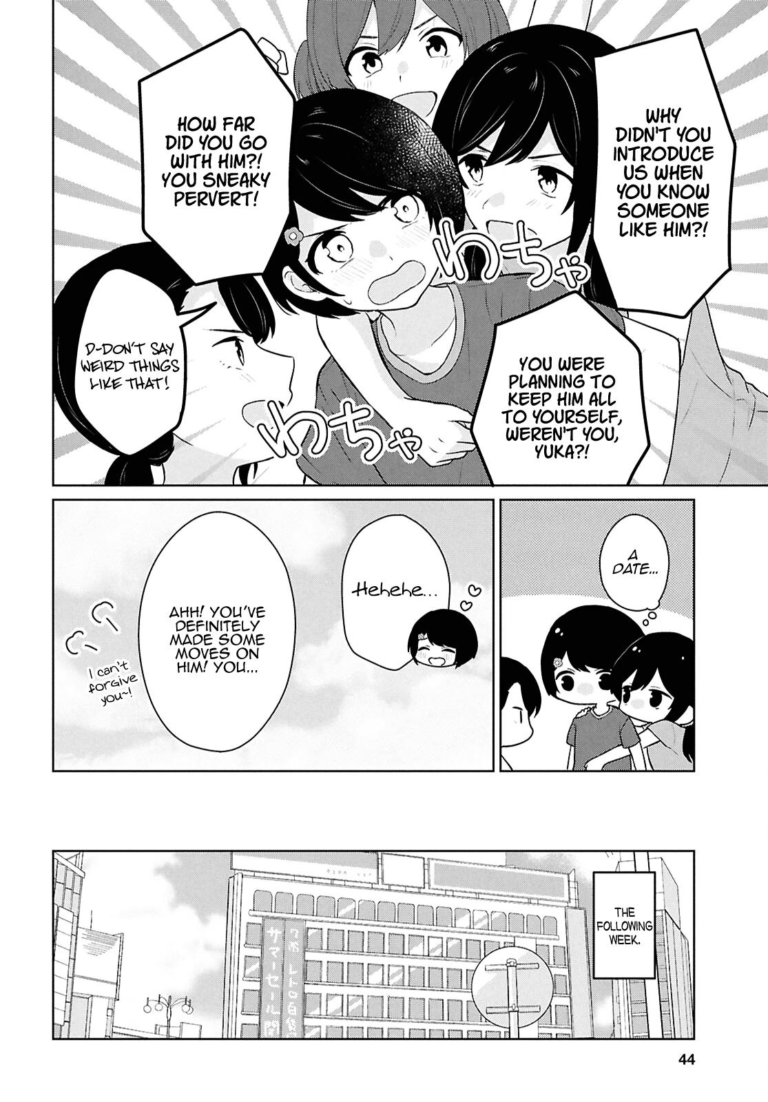 Danjo-hi 1:5 no Sekai demo Futsuu ni Ikirareru to Omotta?: Gekiomoi Kanjou na Kanojo-tachi ga Mujikaku Danshi ni Honrou Saretara Chapter 12 page 24 - 