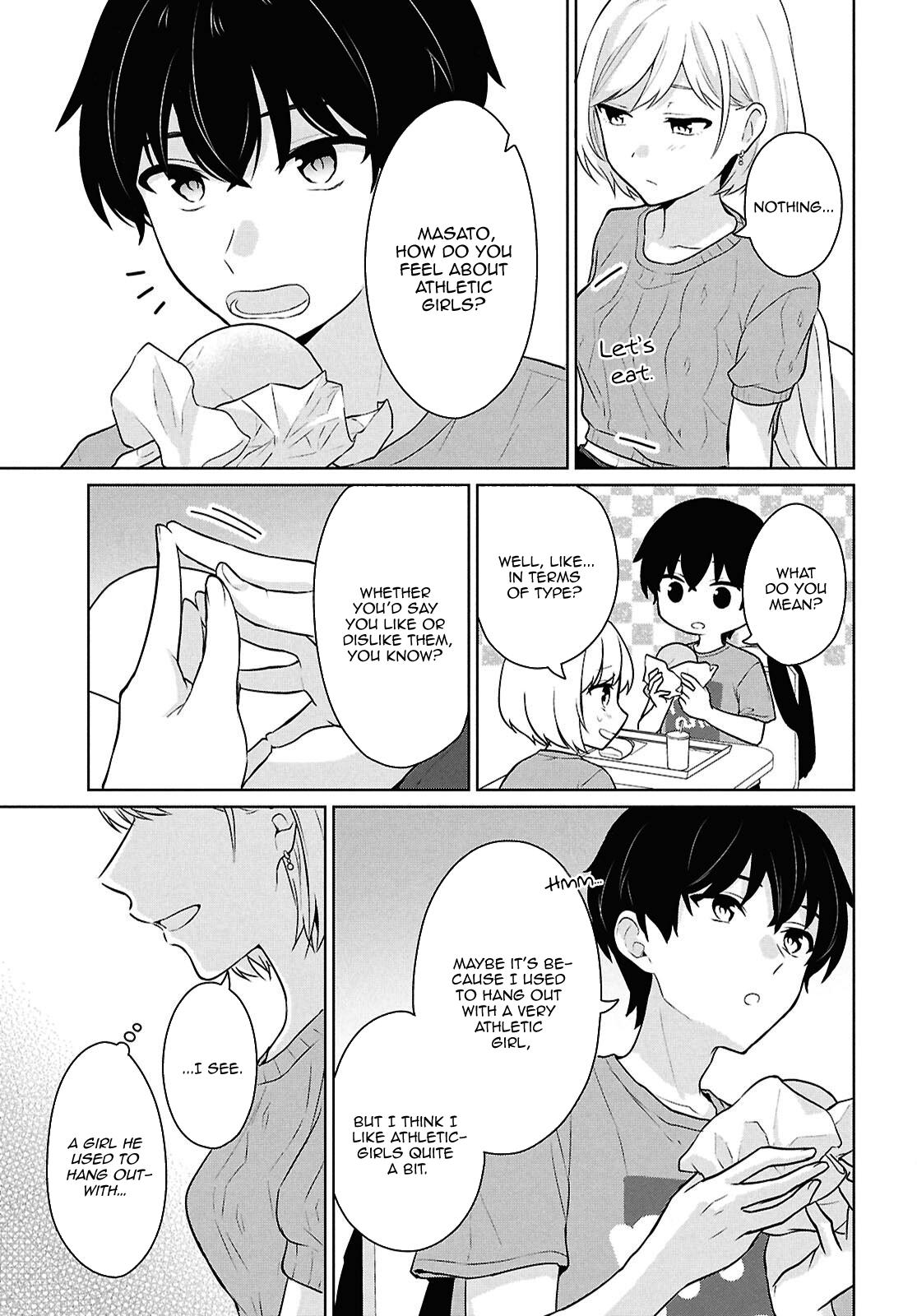 Danjo-hi 1:5 no Sekai demo Futsuu ni Ikirareru to Omotta?: Gekiomoi Kanjou na Kanojo-tachi ga Mujikaku Danshi ni Honrou Saretara Chapter 13 page 18 - 