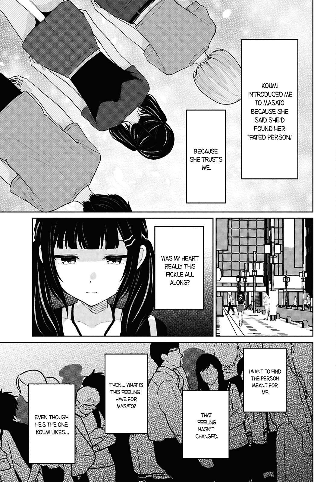 Danjo-hi 1:5 no Sekai demo Futsuu ni Ikirareru to Omotta?: Gekiomoi Kanjou na Kanojo-tachi ga Mujikaku Danshi ni Honrou Saretara Chapter 13 page 24 - 