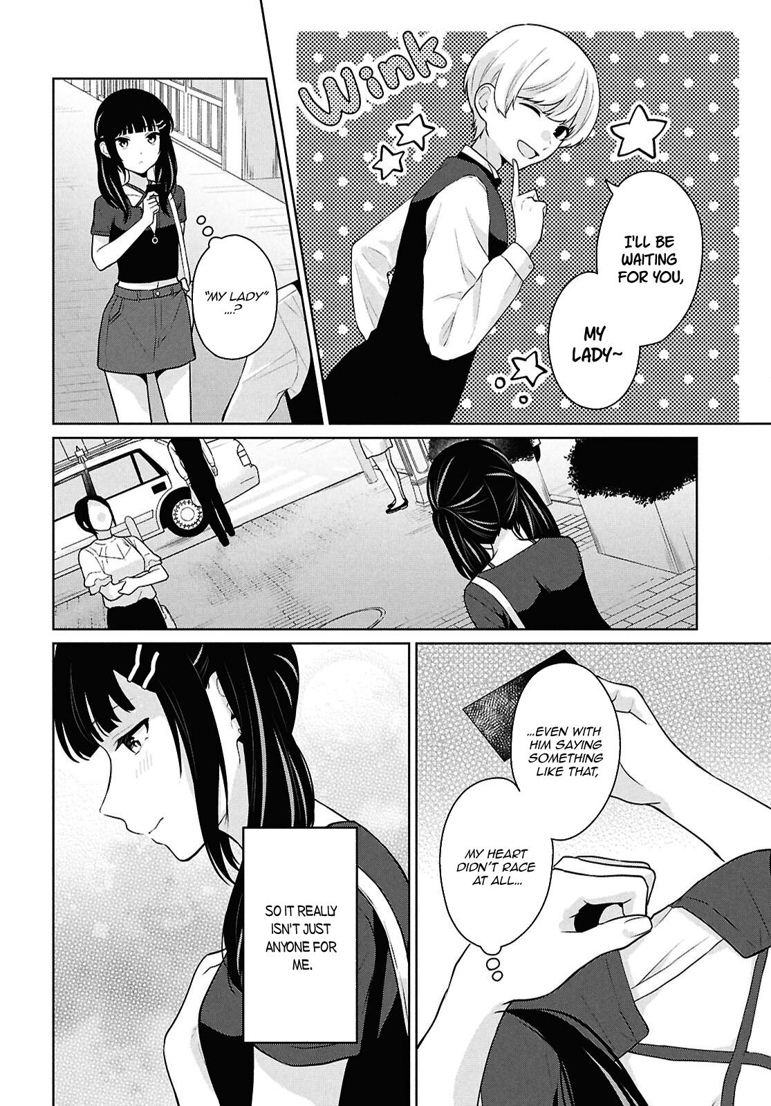 Danjo-hi 1:5 no Sekai demo Futsuu ni Ikirareru to Omotta?: Gekiomoi Kanjou na Kanojo-tachi ga Mujikaku Danshi ni Honrou Saretara Chapter 13 page 31 - 