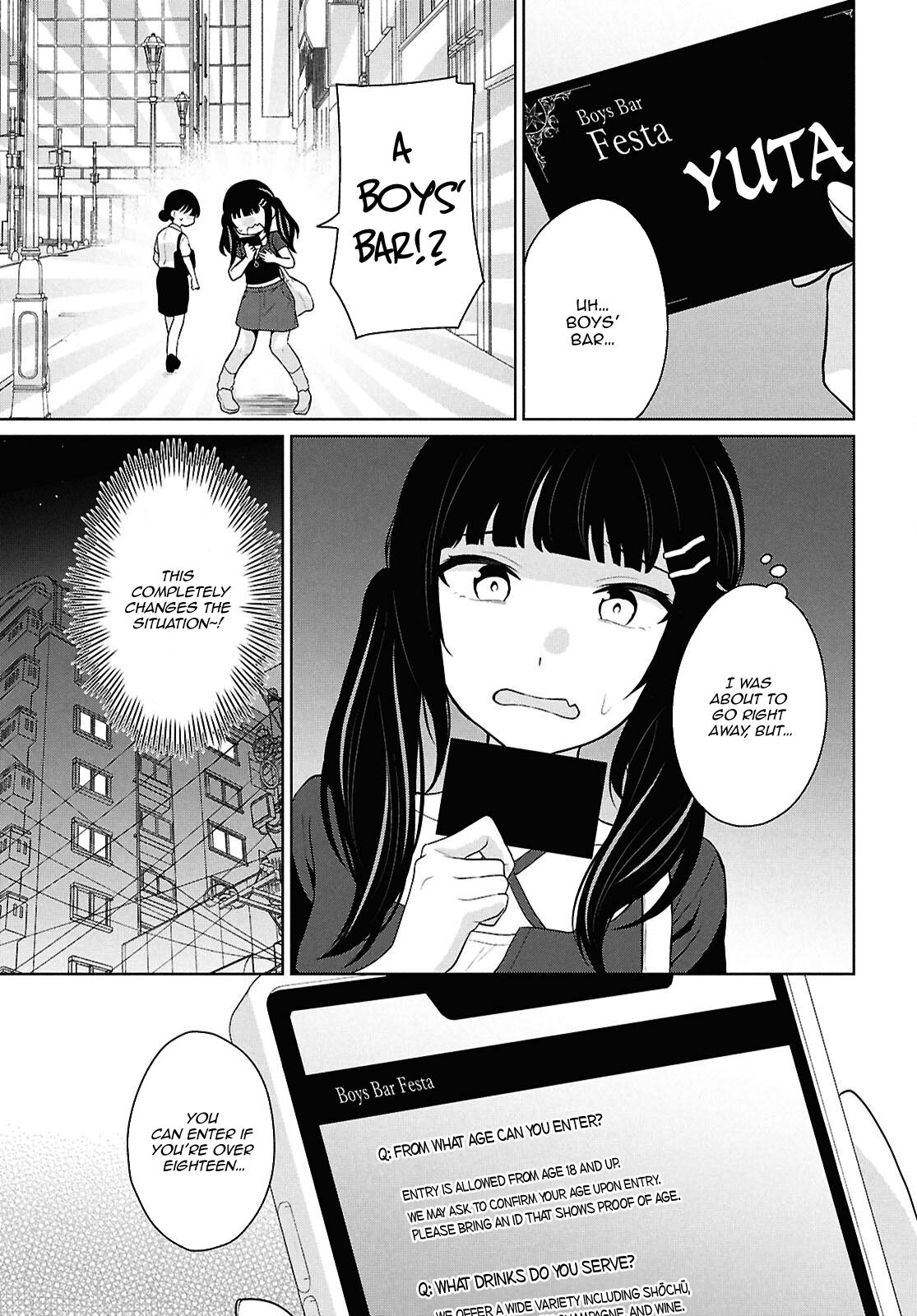 Danjo-hi 1:5 no Sekai demo Futsuu ni Ikirareru to Omotta?: Gekiomoi Kanjou na Kanojo-tachi ga Mujikaku Danshi ni Honrou Saretara Chapter 13 page 32 - 