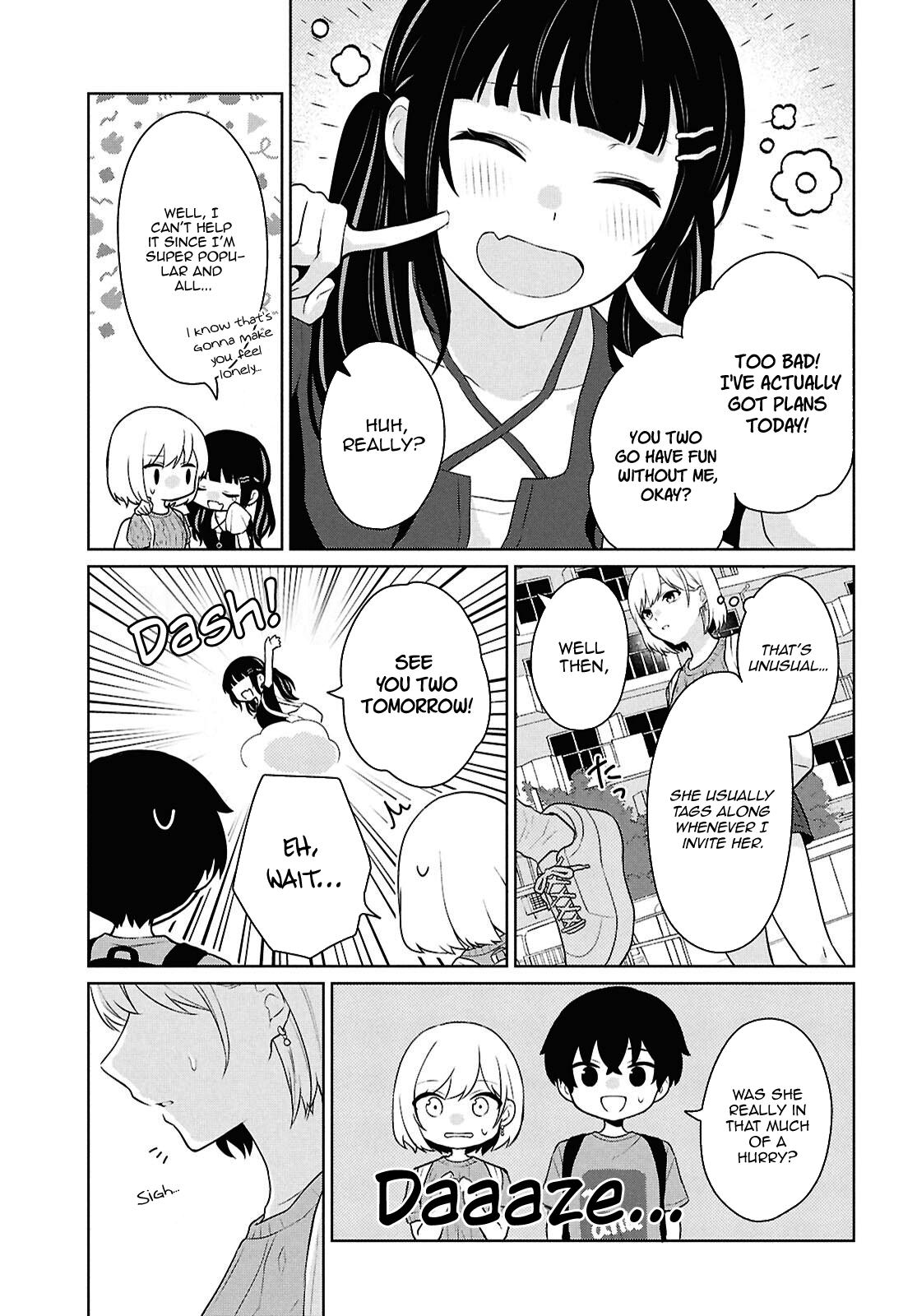Danjo-hi 1:5 no Sekai demo Futsuu ni Ikirareru to Omotta?: Gekiomoi Kanjou na Kanojo-tachi ga Mujikaku Danshi ni Honrou Saretara Chapter 13 page 6 - 