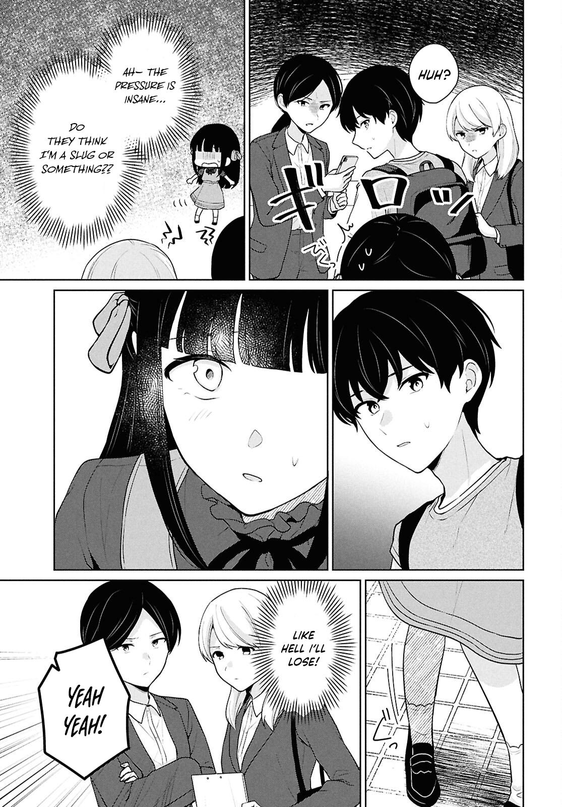 Danjo-hi 1:5 no Sekai demo Futsuu ni Ikirareru to Omotta?: Gekiomoi Kanjou na Kanojo-tachi ga Mujikaku Danshi ni Honrou Saretara Chapter 16 page 12 - 