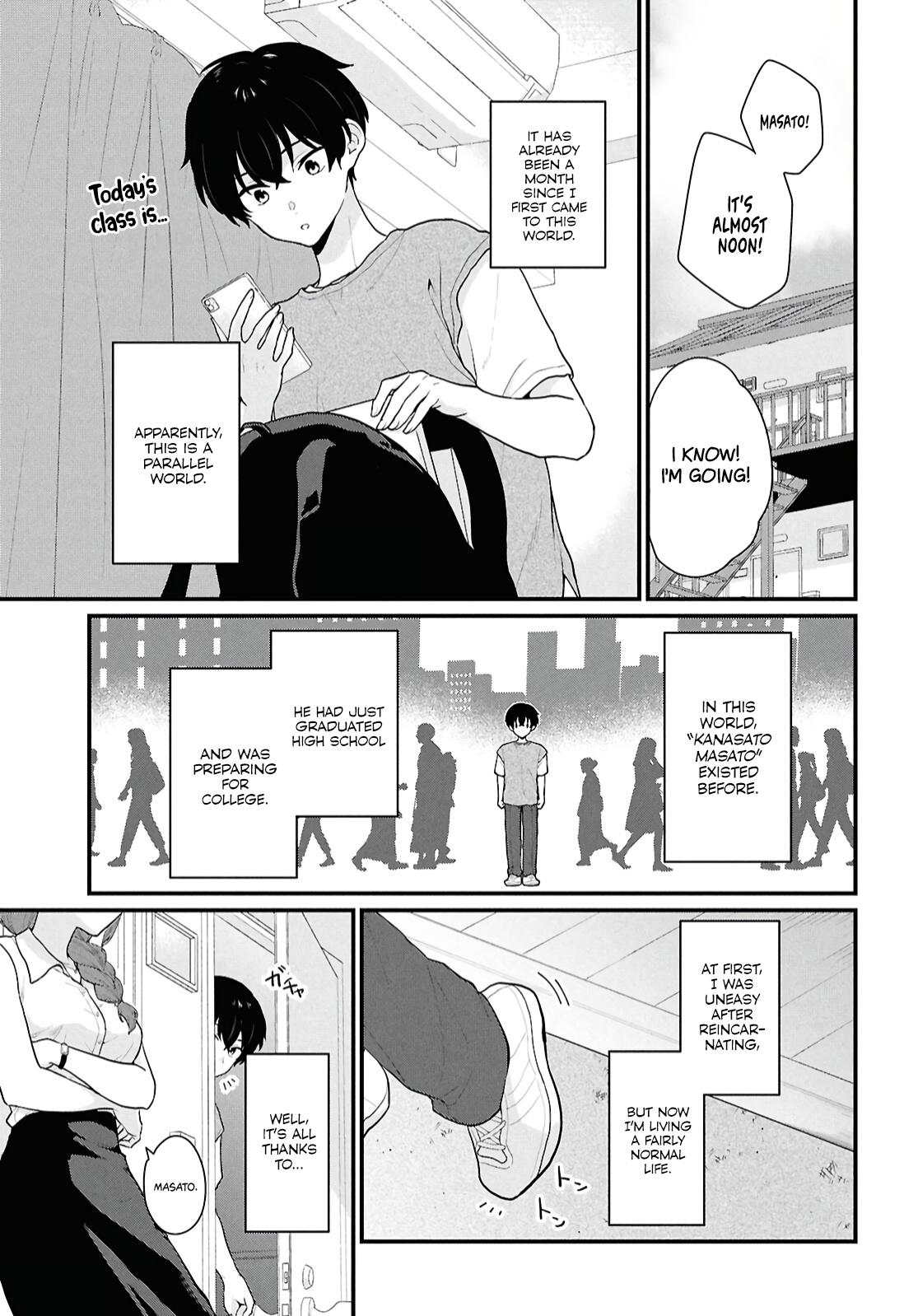 Danjo-hi 1:5 no Sekai demo Futsuu ni Ikirareru to Omotta?: Gekiomoi Kanjou na Kanojo-tachi ga Mujikaku Danshi ni Honrou Saretara Chapter 2 page 2 - 