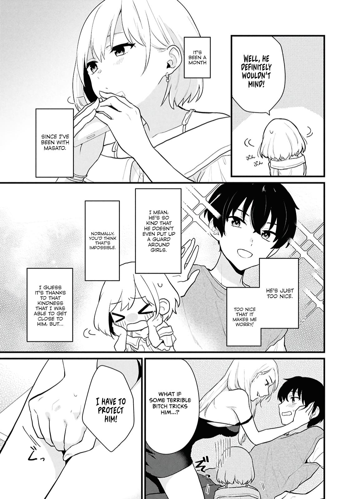 Danjo-hi 1:5 no Sekai demo Futsuu ni Ikirareru to Omotta?: Gekiomoi Kanjou na Kanojo-tachi ga Mujikaku Danshi ni Honrou Saretara Chapter 2 page 14 - 