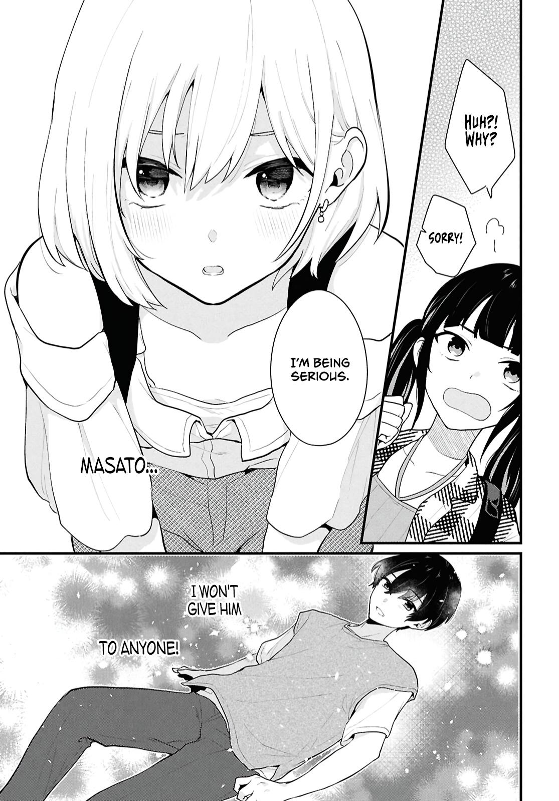 Danjo-hi 1:5 no Sekai demo Futsuu ni Ikirareru to Omotta?: Gekiomoi Kanjou na Kanojo-tachi ga Mujikaku Danshi ni Honrou Saretara Chapter 2 page 28 - 