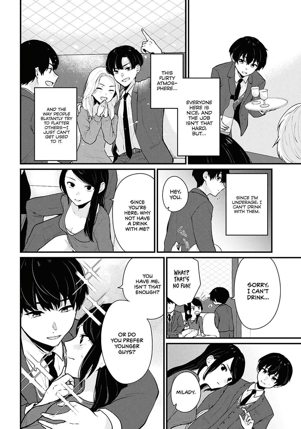 Danjo-hi 1:5 no Sekai demo Futsuu ni Ikirareru to Omotta?: Gekiomoi Kanjou na Kanojo-tachi ga Mujikaku Danshi ni Honrou Saretara Chapter 4 page 4 - 