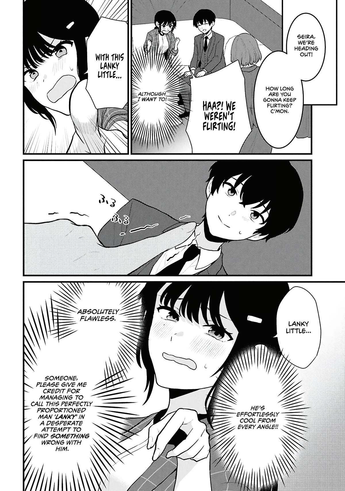 Danjo-hi 1:5 no Sekai demo Futsuu ni Ikirareru to Omotta?: Gekiomoi Kanjou na Kanojo-tachi ga Mujikaku Danshi ni Honrou Saretara Chapter 4 page 38 - 