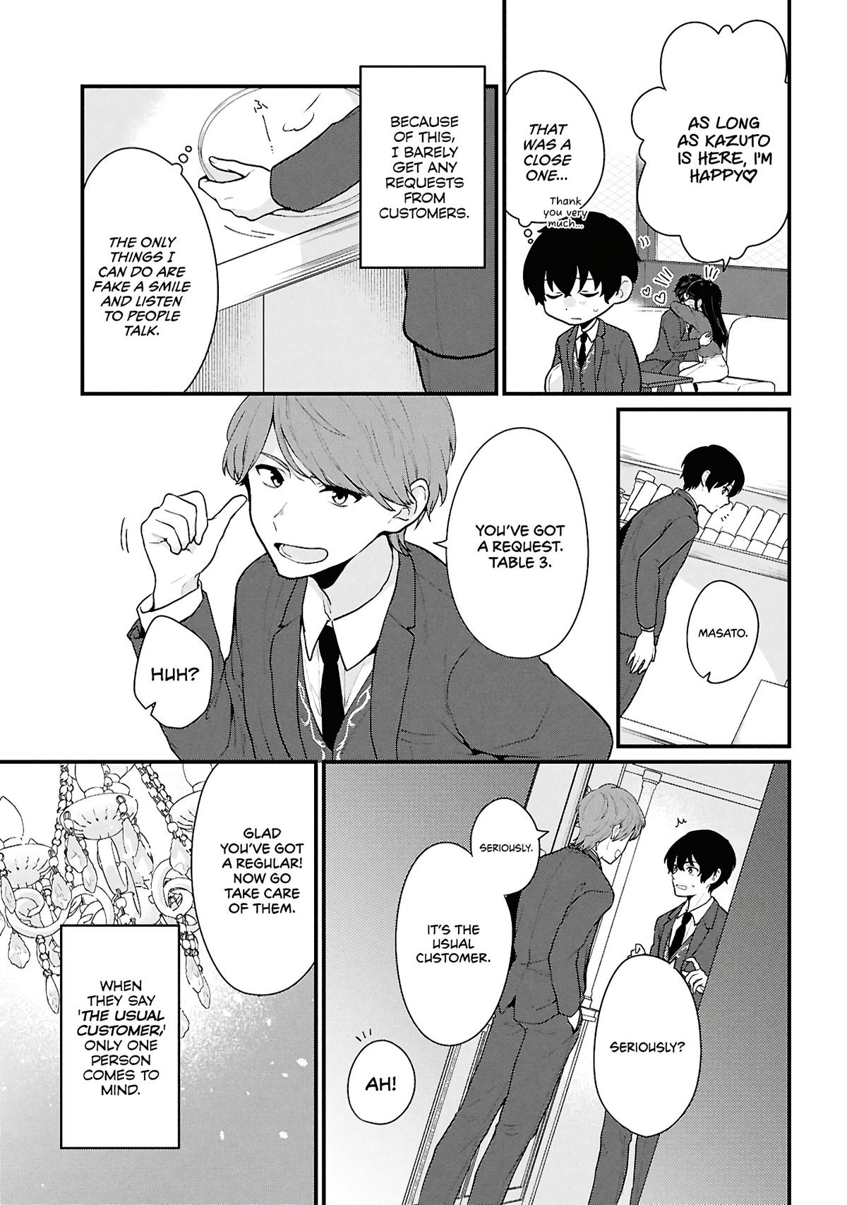 Danjo-hi 1:5 no Sekai demo Futsuu ni Ikirareru to Omotta?: Gekiomoi Kanjou na Kanojo-tachi ga Mujikaku Danshi ni Honrou Saretara Chapter 4 page 5 - 