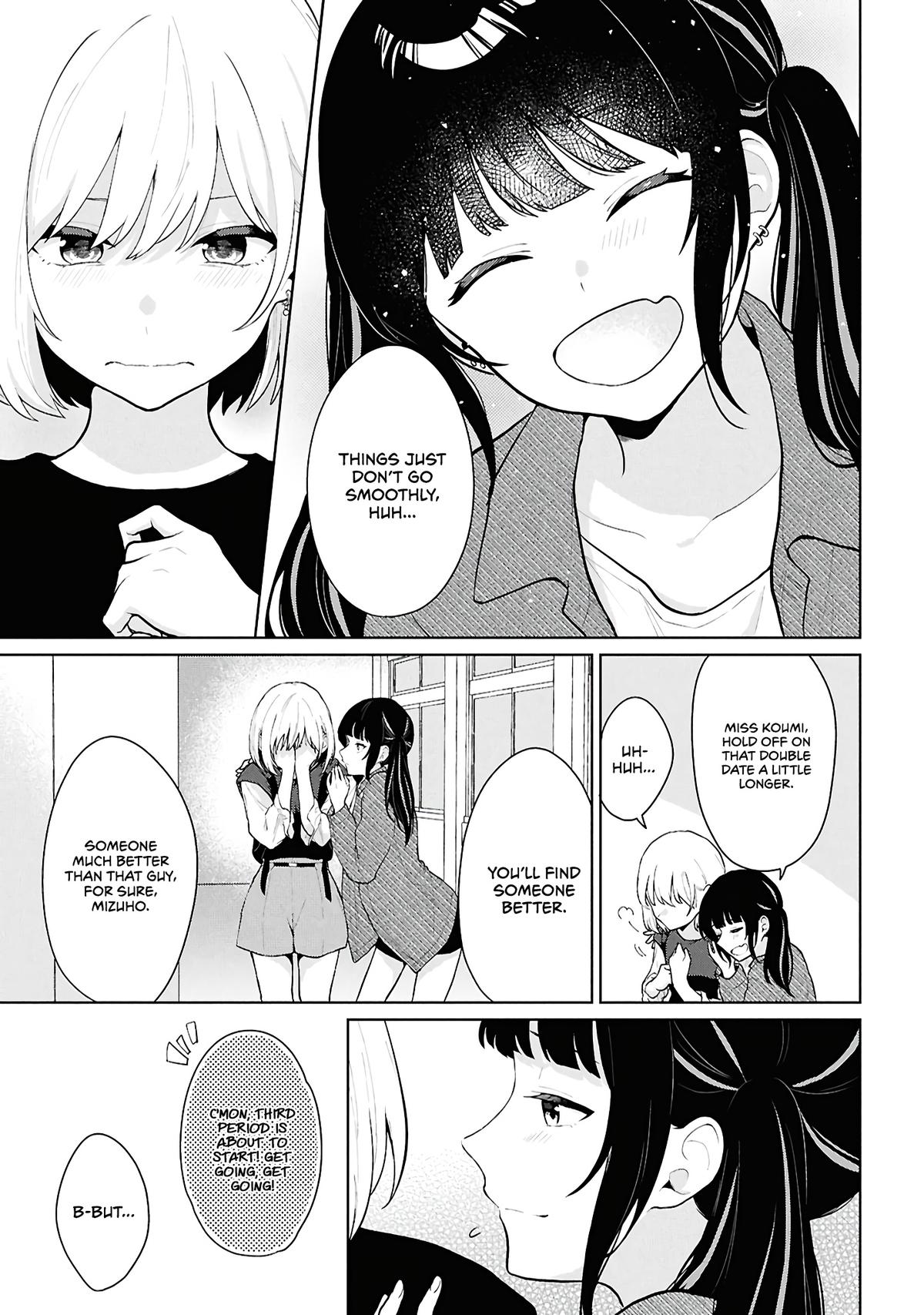 Danjo-hi 1:5 no Sekai demo Futsuu ni Ikirareru to Omotta?: Gekiomoi Kanjou na Kanojo-tachi ga Mujikaku Danshi ni Honrou Saretara Chapter 5 page 27 - 