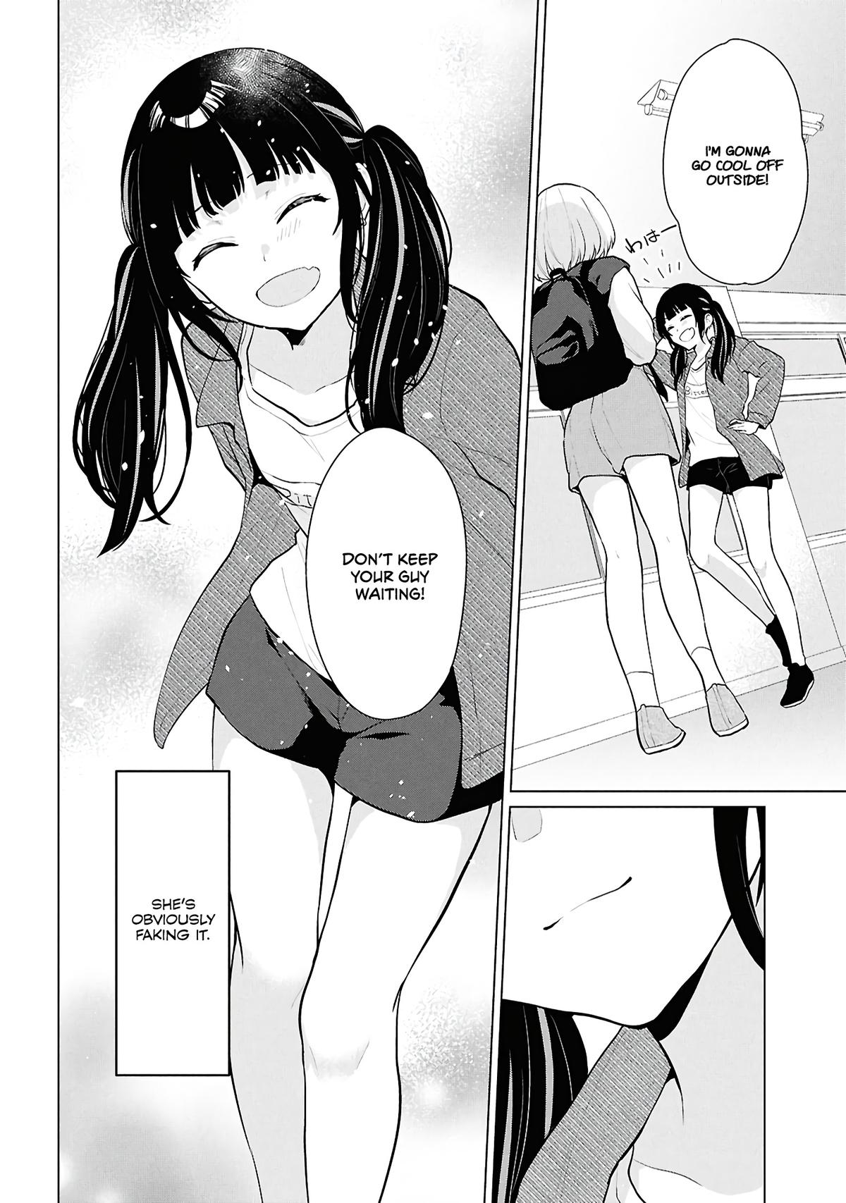 Danjo-hi 1:5 no Sekai demo Futsuu ni Ikirareru to Omotta?: Gekiomoi Kanjou na Kanojo-tachi ga Mujikaku Danshi ni Honrou Saretara Chapter 5 page 28 - 