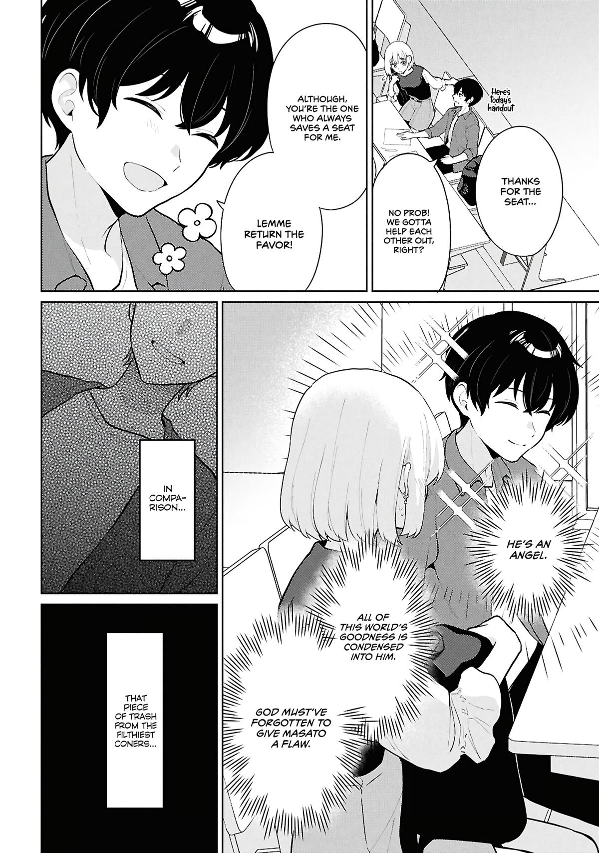 Danjo-hi 1:5 no Sekai demo Futsuu ni Ikirareru to Omotta?: Gekiomoi Kanjou na Kanojo-tachi ga Mujikaku Danshi ni Honrou Saretara Chapter 5 page 30 - 