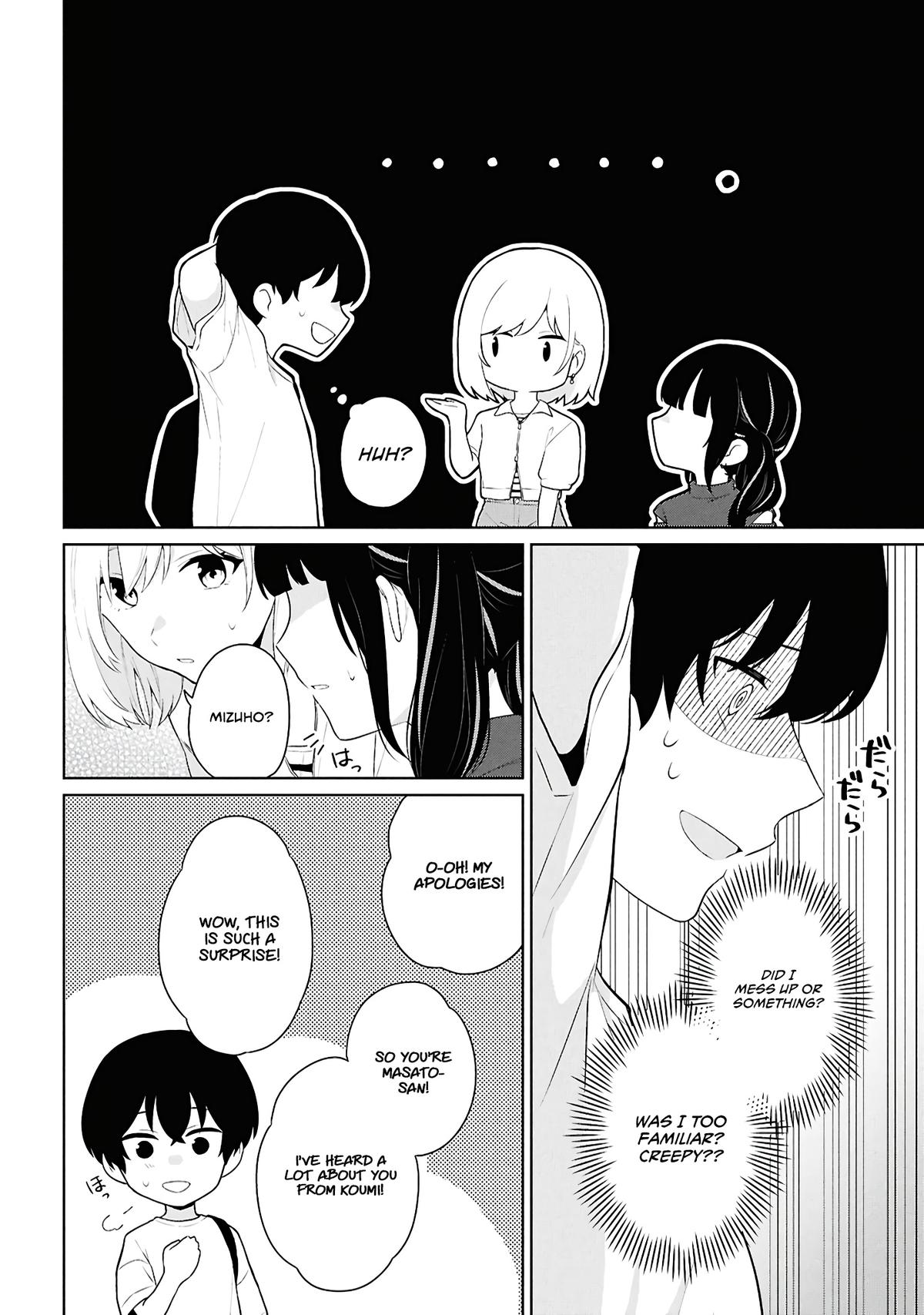 Danjo-hi 1:5 no Sekai demo Futsuu ni Ikirareru to Omotta?: Gekiomoi Kanjou na Kanojo-tachi ga Mujikaku Danshi ni Honrou Saretara Chapter 7 page 13 - 