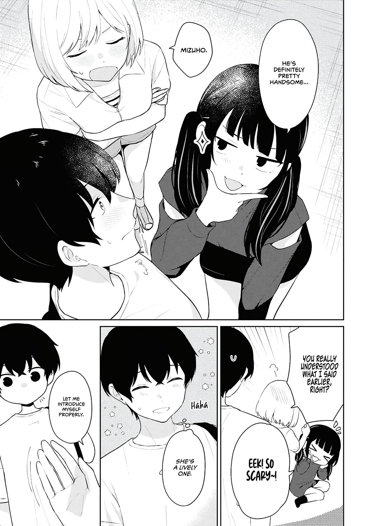 Danjo-hi 1:5 no Sekai demo Futsuu ni Ikirareru to Omotta?: Gekiomoi Kanjou na Kanojo-tachi ga Mujikaku Danshi ni Honrou Saretara Chapter 7 page 14 - 