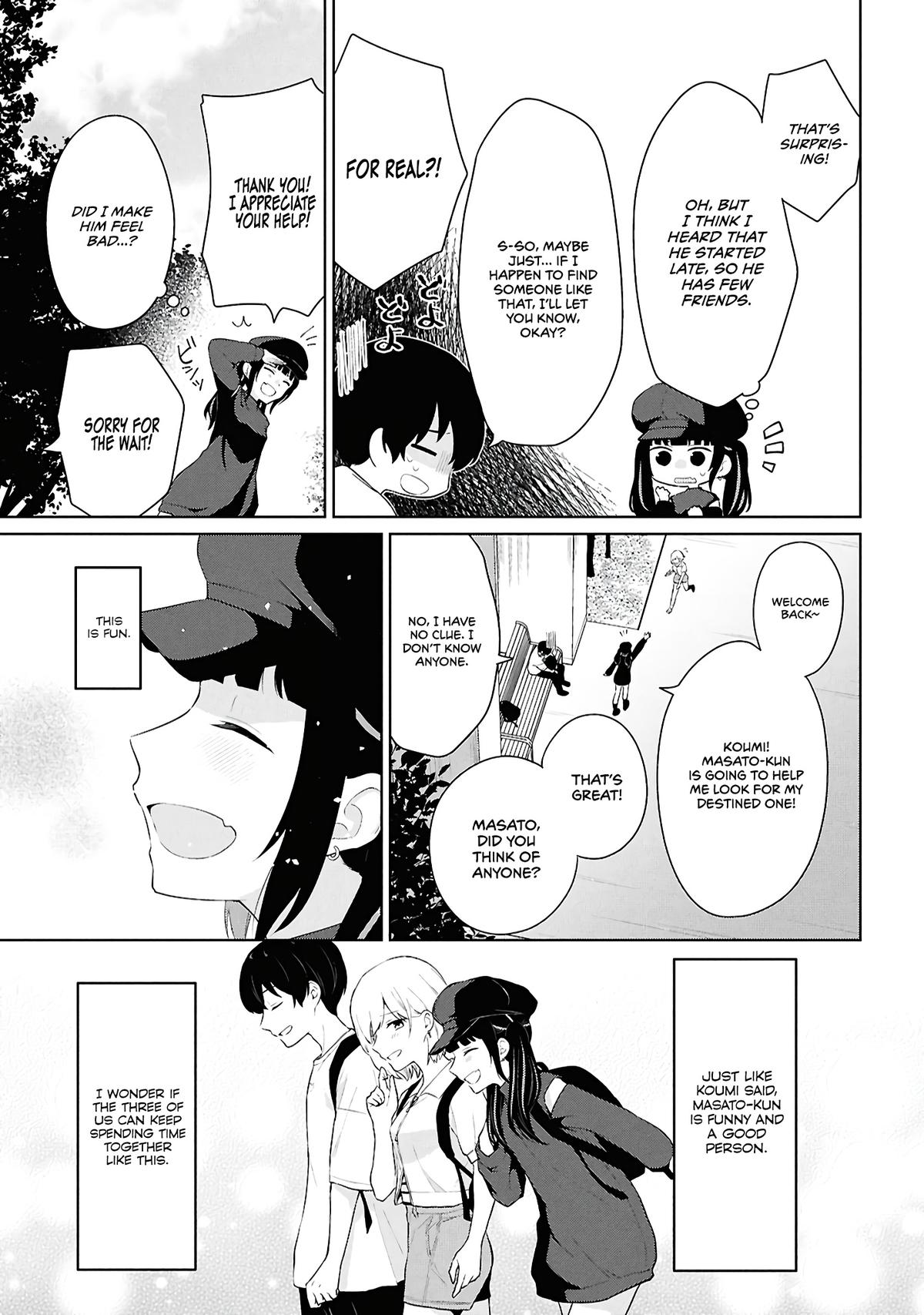 Danjo-hi 1:5 no Sekai demo Futsuu ni Ikirareru to Omotta?: Gekiomoi Kanjou na Kanojo-tachi ga Mujikaku Danshi ni Honrou Saretara Chapter 7 page 22 - 