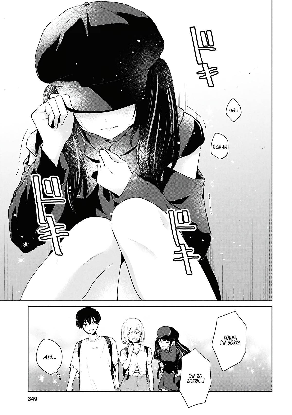 Danjo-hi 1:5 no Sekai demo Futsuu ni Ikirareru to Omotta?: Gekiomoi Kanjou na Kanojo-tachi ga Mujikaku Danshi ni Honrou Saretara Chapter 7 page 38 - 