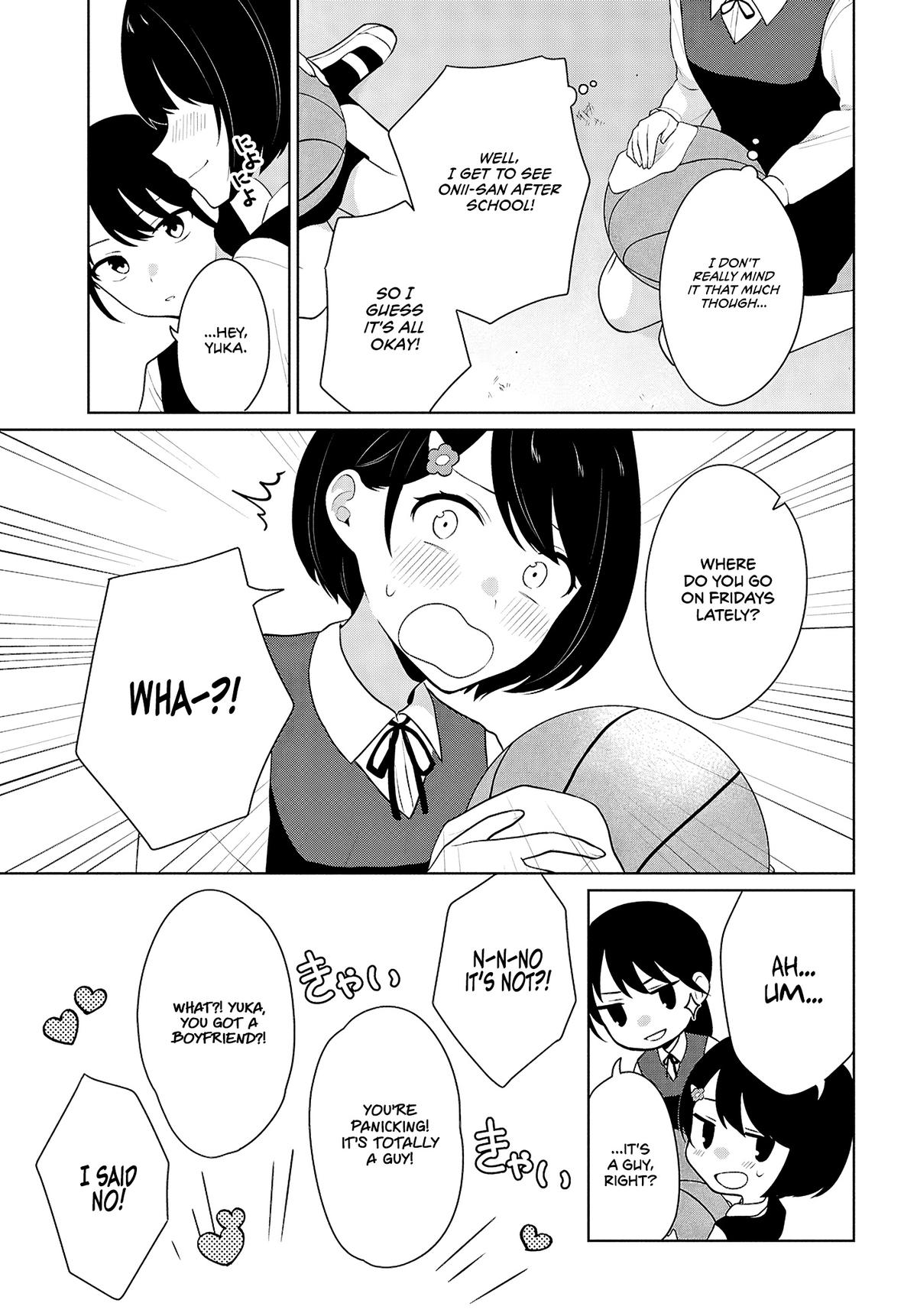 Danjo-hi 1:5 no Sekai demo Futsuu ni Ikirareru to Omotta?: Gekiomoi Kanjou na Kanojo-tachi ga Mujikaku Danshi ni Honrou Saretara Chapter 8 page 3 - 
