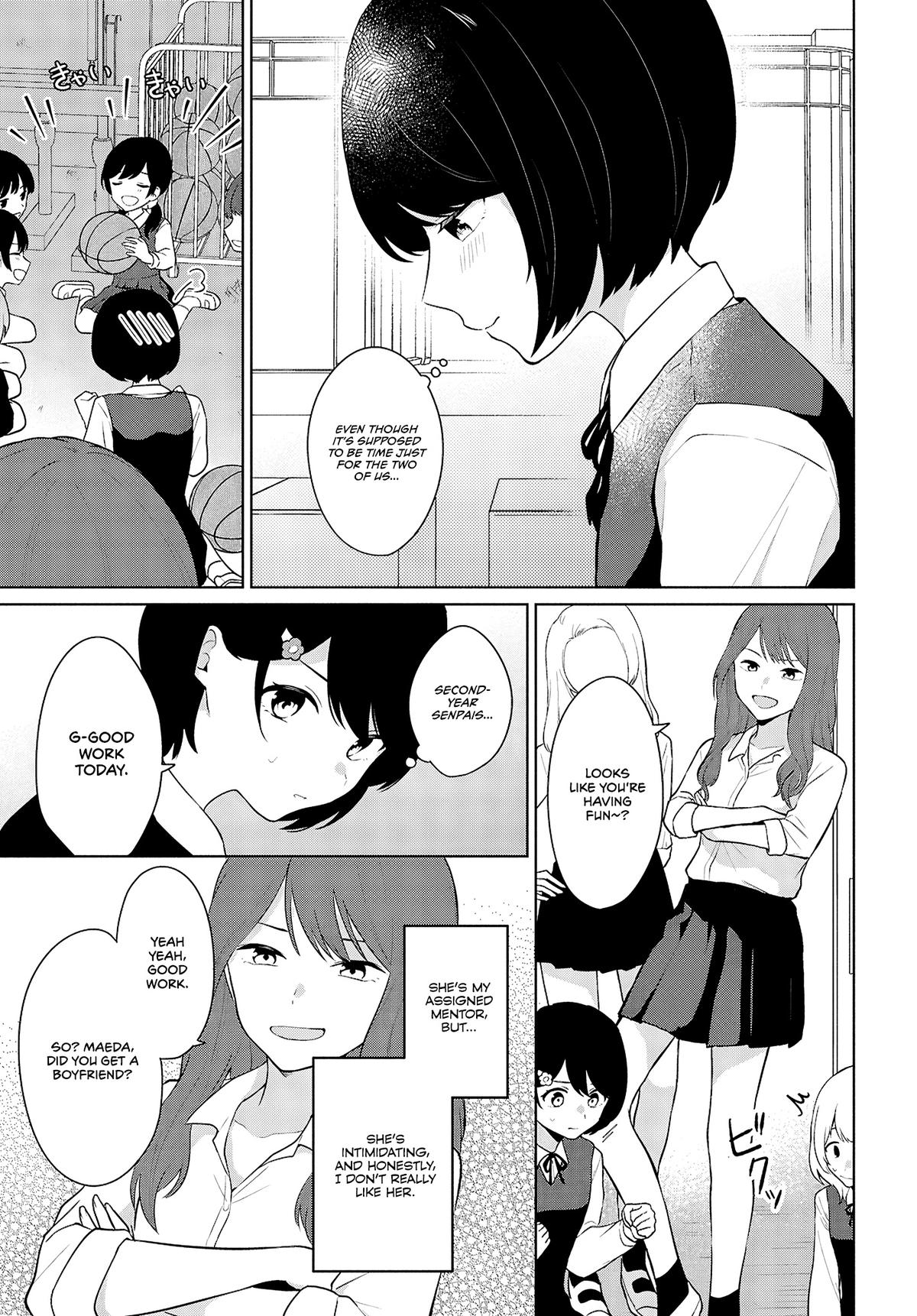Danjo-hi 1:5 no Sekai demo Futsuu ni Ikirareru to Omotta?: Gekiomoi Kanjou na Kanojo-tachi ga Mujikaku Danshi ni Honrou Saretara Chapter 8 page 5 - 