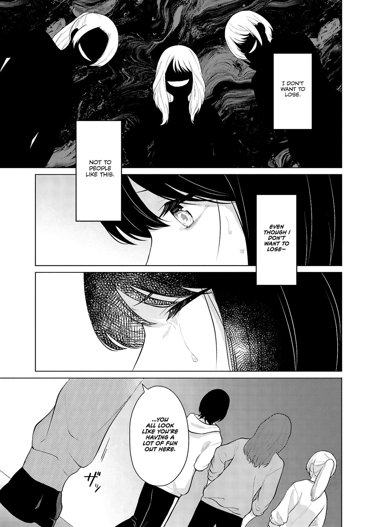 Danjo-hi 1:5 no Sekai demo Futsuu ni Ikirareru to Omotta?: Gekiomoi Kanjou na Kanojo-tachi ga Mujikaku Danshi ni Honrou Saretara Chapter 8 page 45 - 