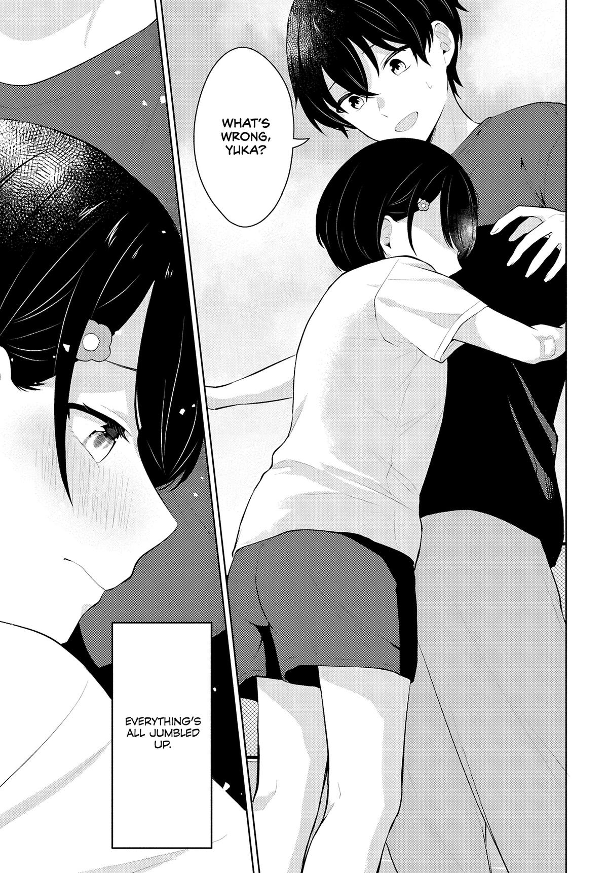 Danjo-hi 1:5 no Sekai demo Futsuu ni Ikirareru to Omotta?: Gekiomoi Kanjou na Kanojo-tachi ga Mujikaku Danshi ni Honrou Saretara Chapter 9 page 37 - 