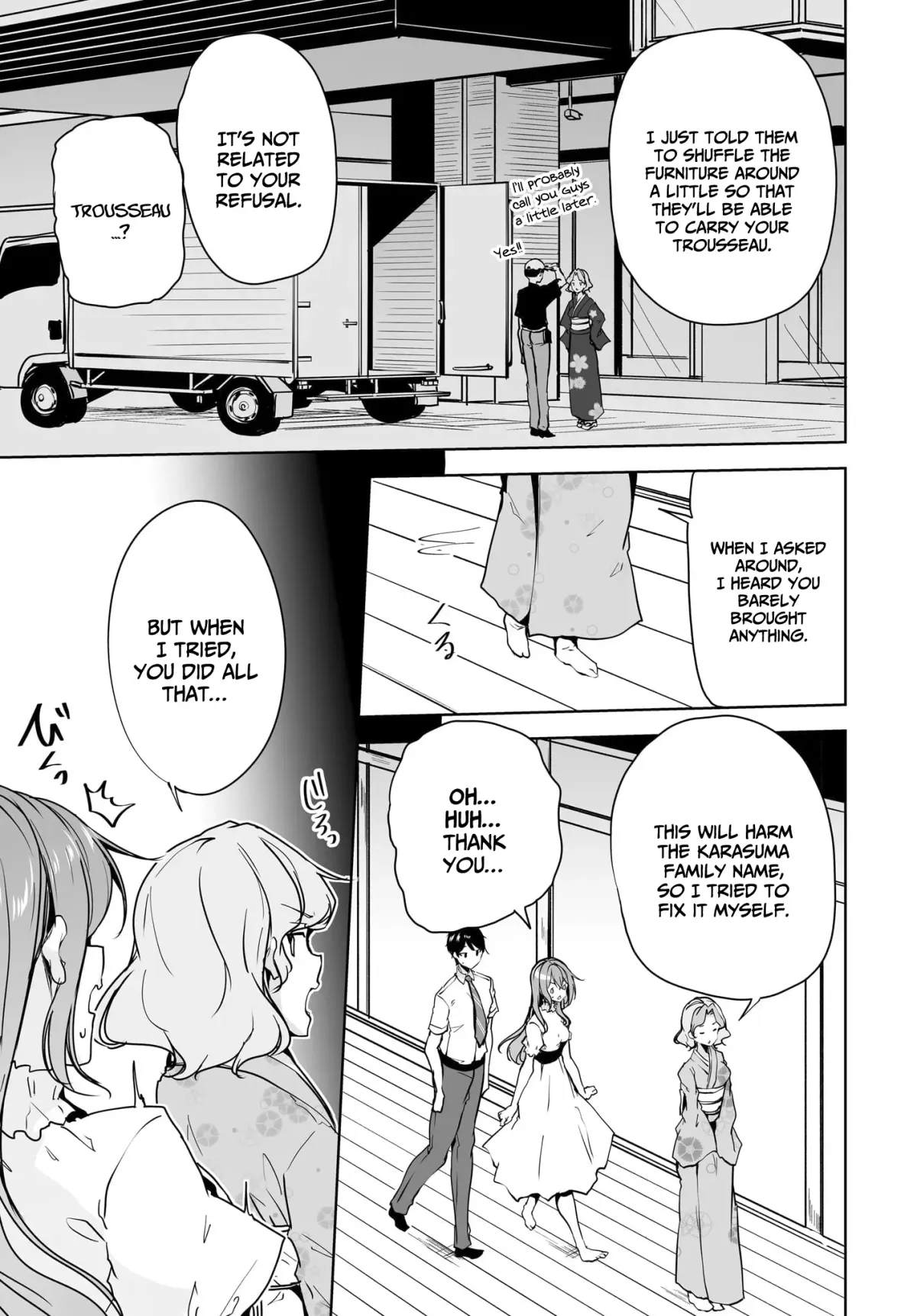 Danshi da to Omotteita Osananajimi to no Shinkon Seikatsu ga Umakuiki sugiru Kudan ni Tsuite Chapter 10 page 12 - 