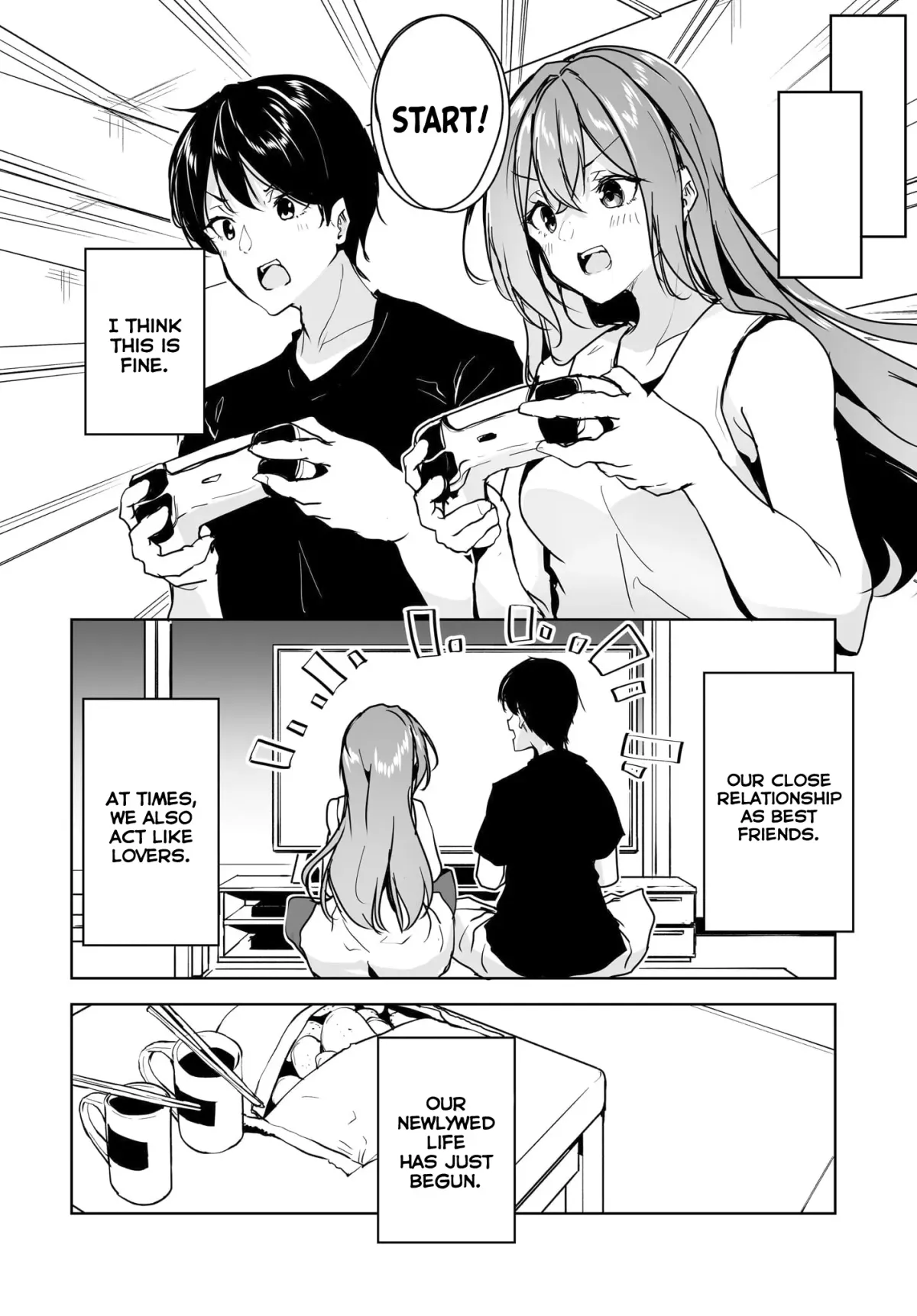 Danshi da to Omotteita Osananajimi to no Shinkon Seikatsu ga Umakuiki sugiru Kudan ni Tsuite Chapter 10 page 35 - 