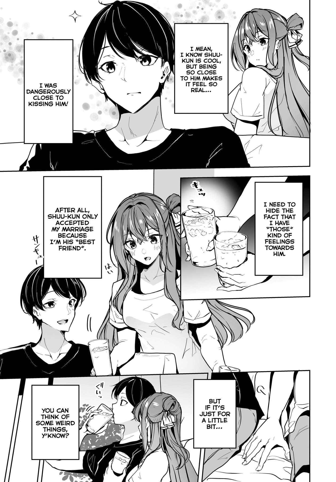 Danshi da to Omotteita Osananajimi to no Shinkon Seikatsu ga Umakuiki sugiru Kudan ni Tsuite Chapter 11 page 8 - 