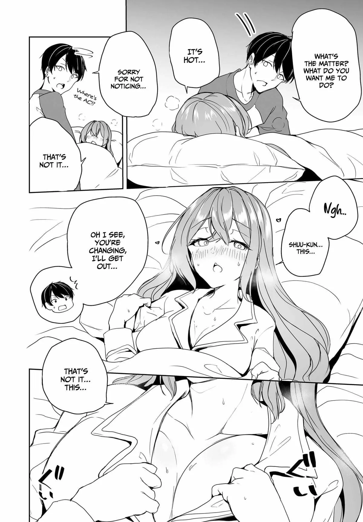 Danshi da to Omotteita Osananajimi to no Shinkon Seikatsu ga Umakuiki sugiru Kudan ni Tsuite Chapter 5 page 37 - 