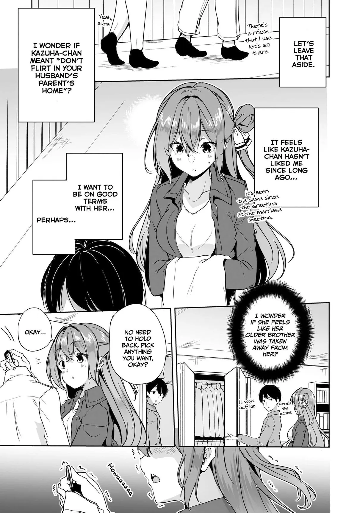 Danshi da to Omotteita Osananajimi to no Shinkon Seikatsu ga Umakuiki sugiru Kudan ni Tsuite Chapter 7 page 28 - 