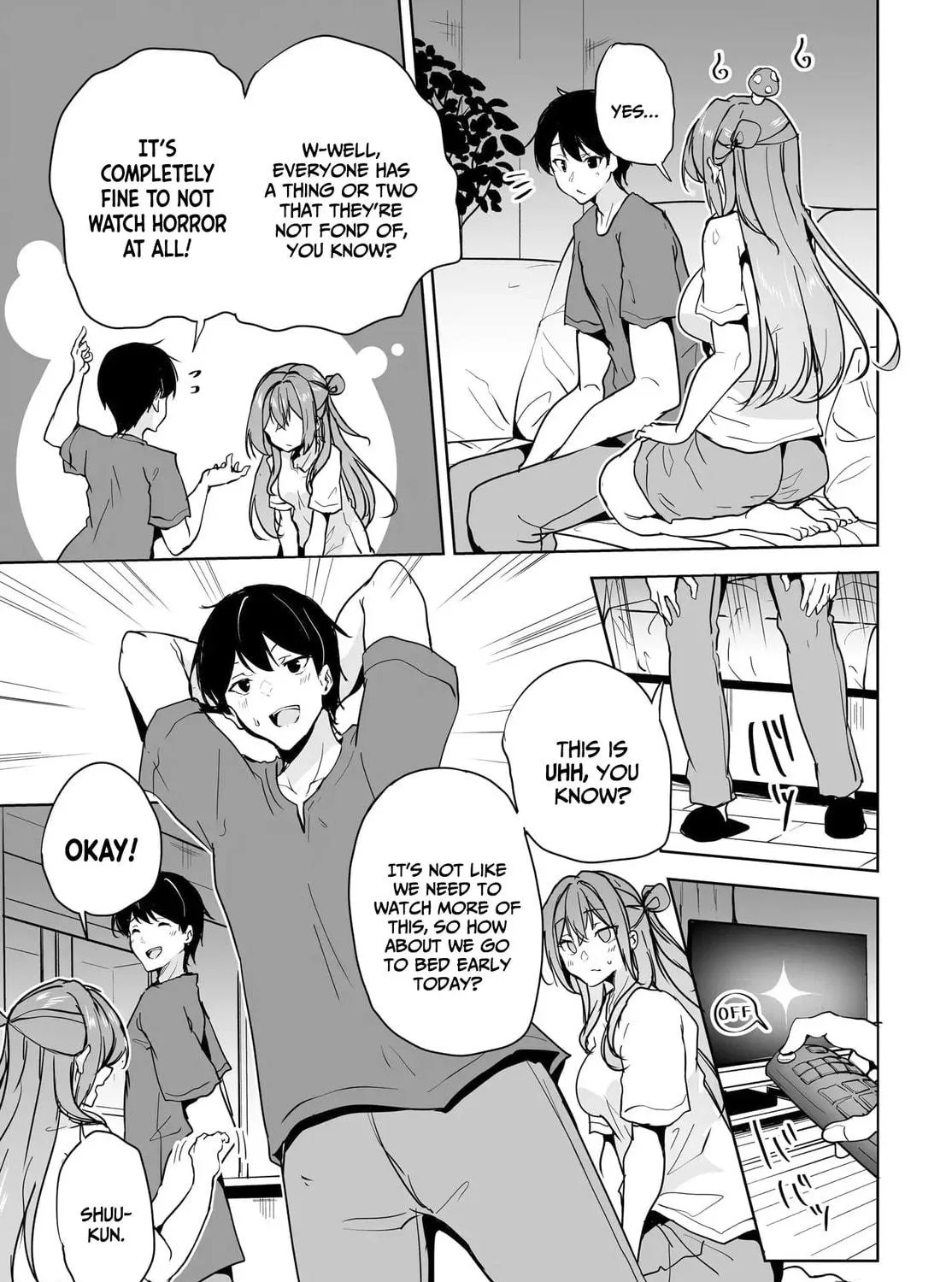 Danshi dato Omotteita Osanajimi tono Shinkon Seikatsu ga Umaku Ikisugiru ken ni Tsuite Chapter 12 page 34 - 