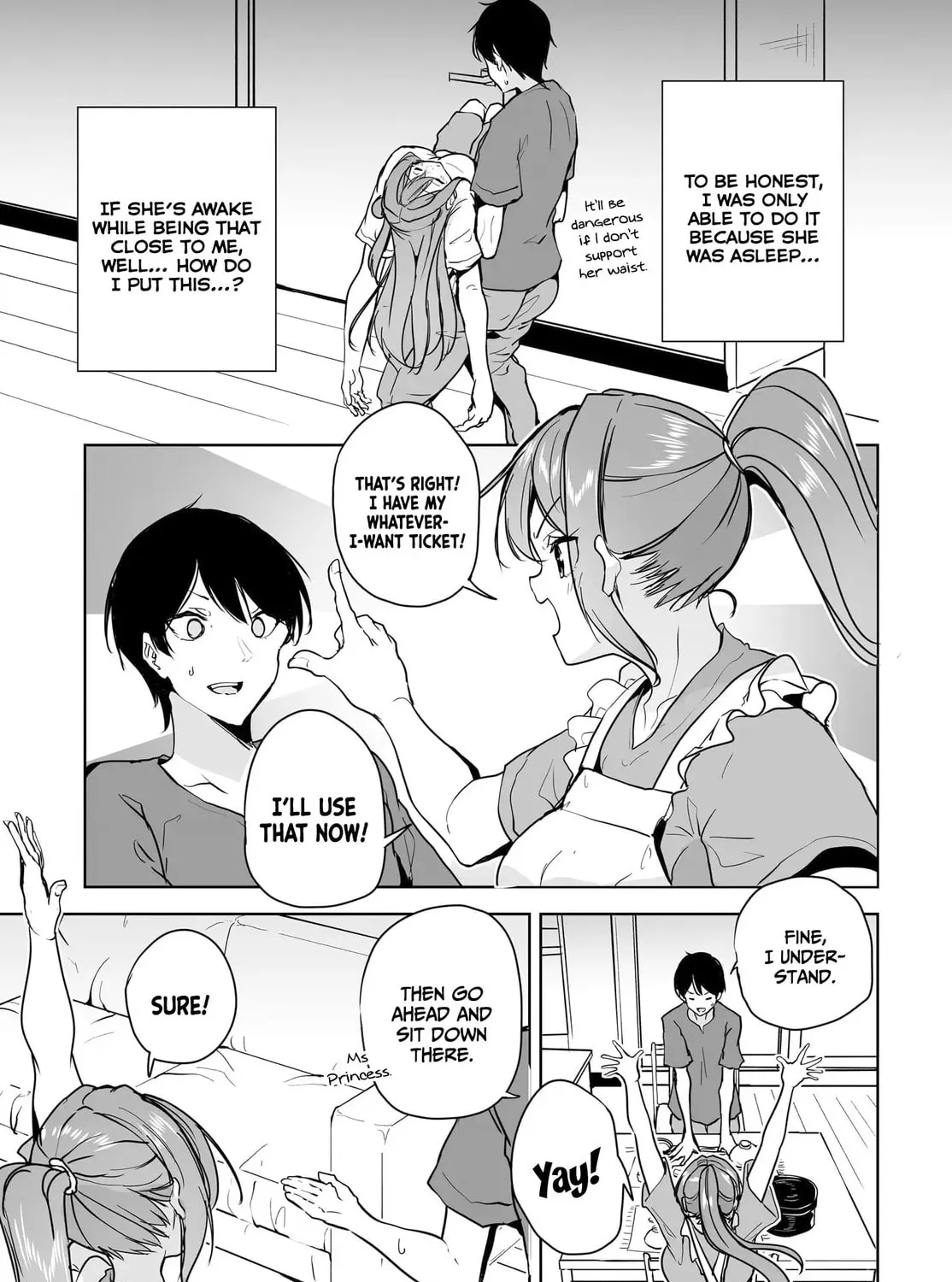 Danshi dato Omotteita Osanajimi tono Shinkon Seikatsu ga Umaku Ikisugiru ken ni Tsuite Chapter 12 page 54 - 