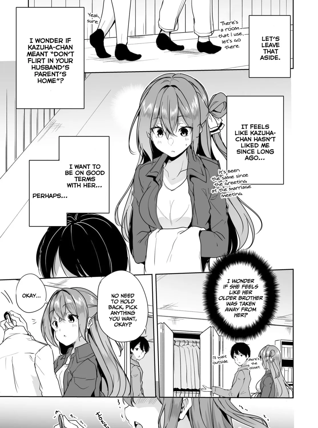 Danshi dato Omotteita Osanajimi tono Shinkon Seikatsu ga Umaku Ikisugiru ken ni Tsuite Chapter 7 page 54 - 