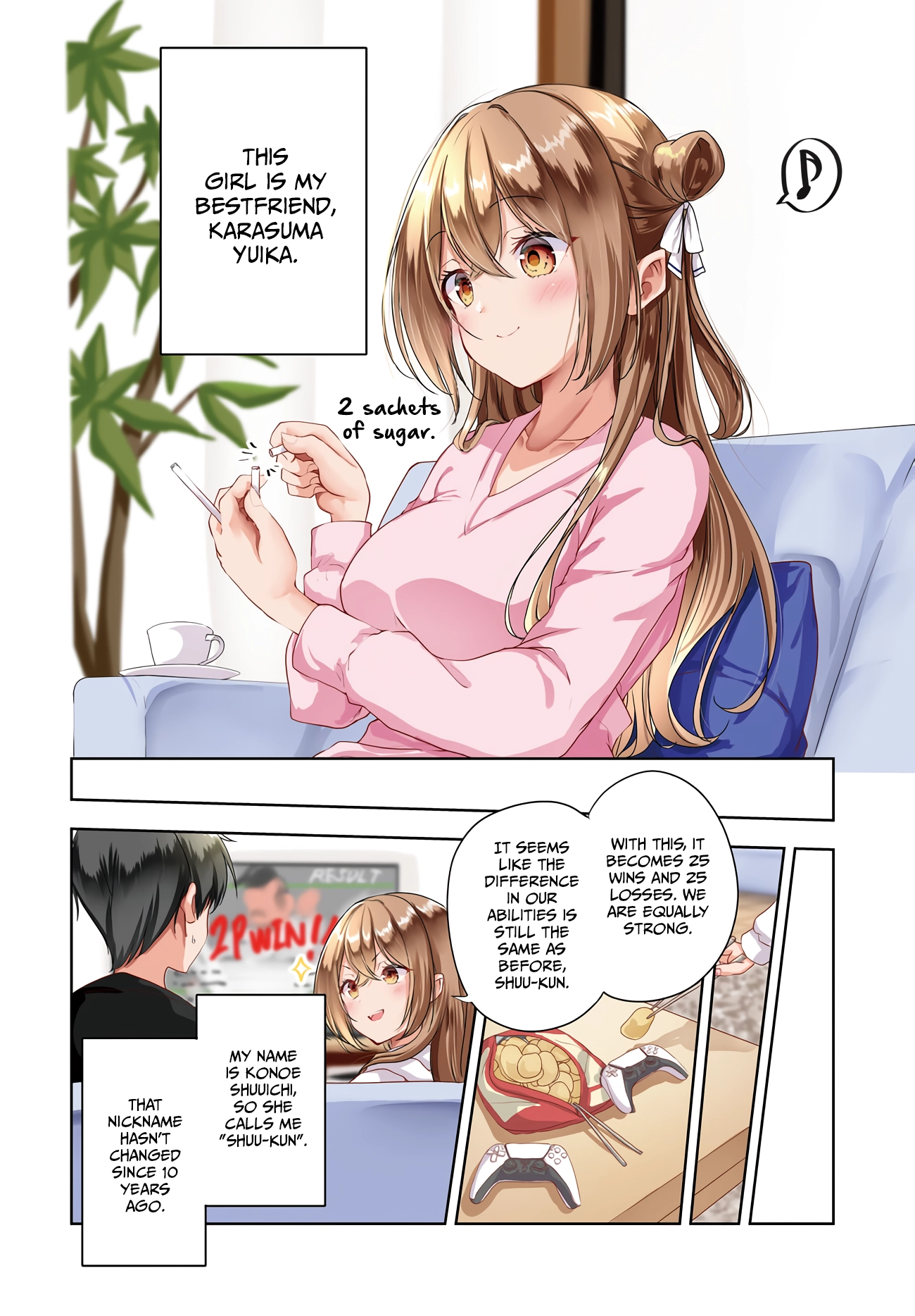 Danshi dato Omotteita Osananajimi tono Shinkon Seikatsu ga Umaku Ikisugiru Ken ni Tsuite Chapter 1.1 page 2 - 