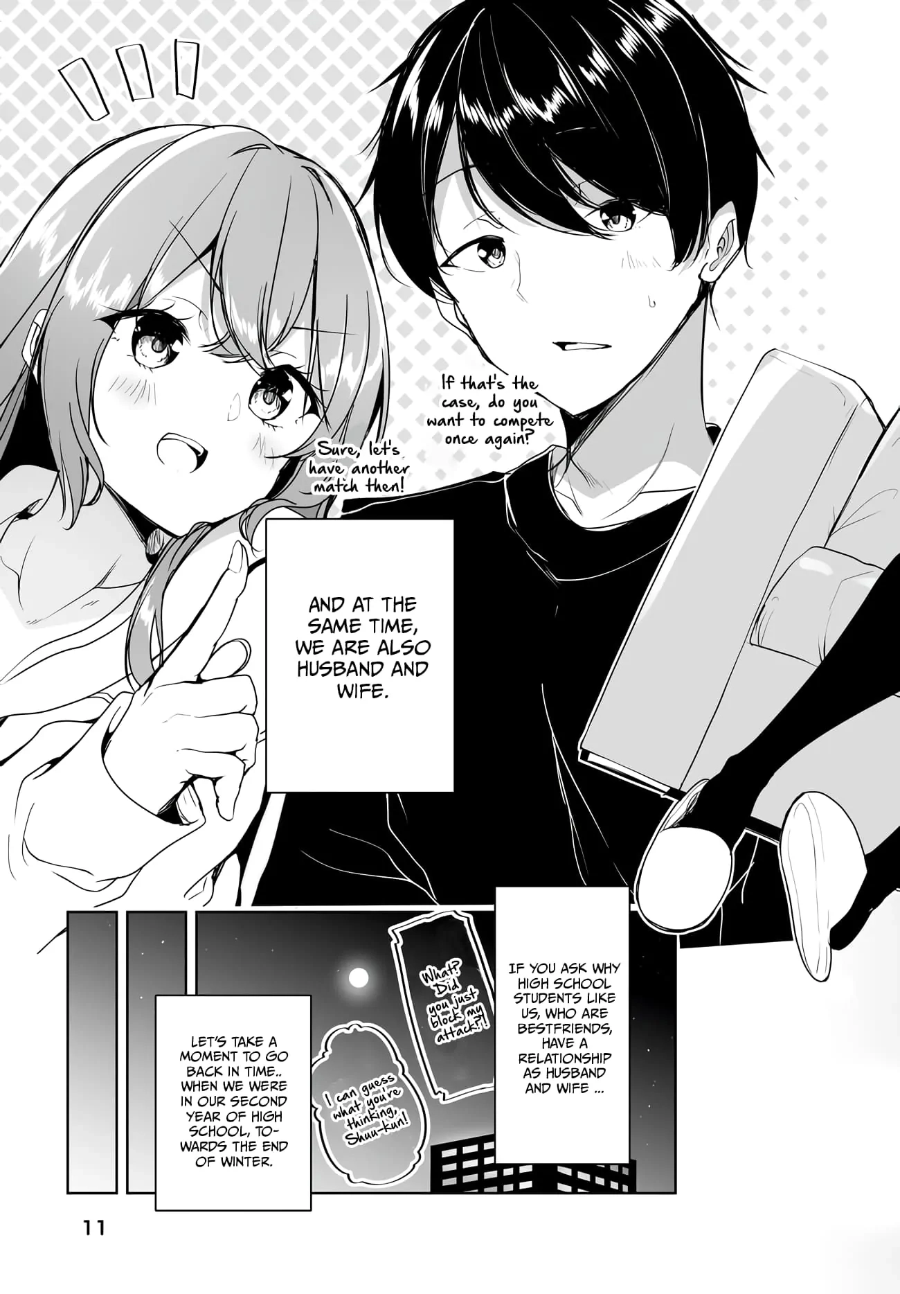 Danshi dato Omotteita Osananajimi tono Shinkon Seikatsu ga Umaku Ikisugiru Ken ni Tsuite Chapter 1 page 7 - 