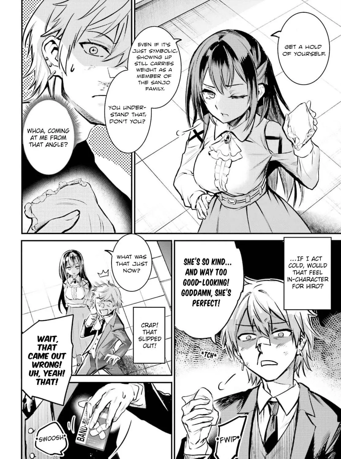 Danshi Kinsei Game Sekai de Ore ga Yaru Beki Yuiitsu no Koto: Yuri no Aida ni Hasamaru Otoko Toshite Tensei Shite Shimaimashita Chapter 1 page 35 - 
