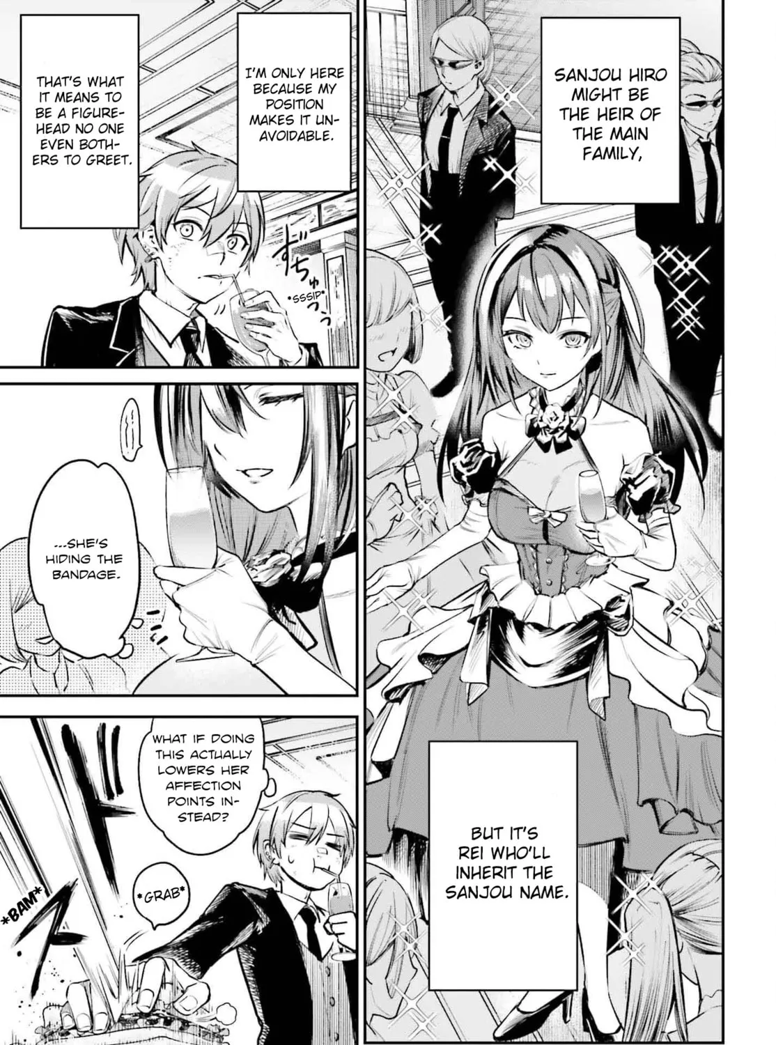 Danshi Kinsei Game Sekai de Ore ga Yaru Beki Yuiitsu no Koto: Yuri no Aida ni Hasamaru Otoko Toshite Tensei Shite Shimaimashita Chapter 1 page 45 - 